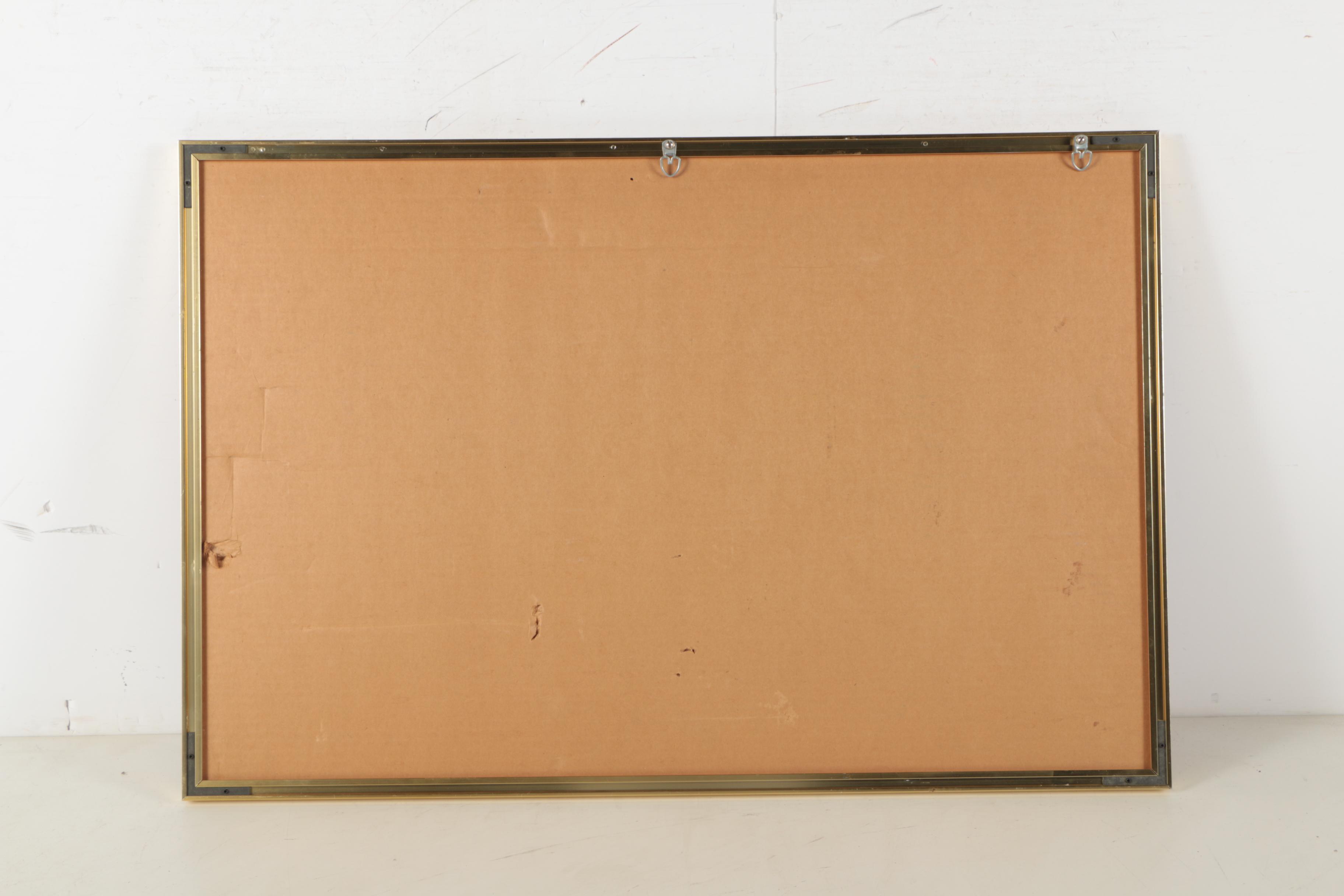 Acrylic Painting of Abstract Composition