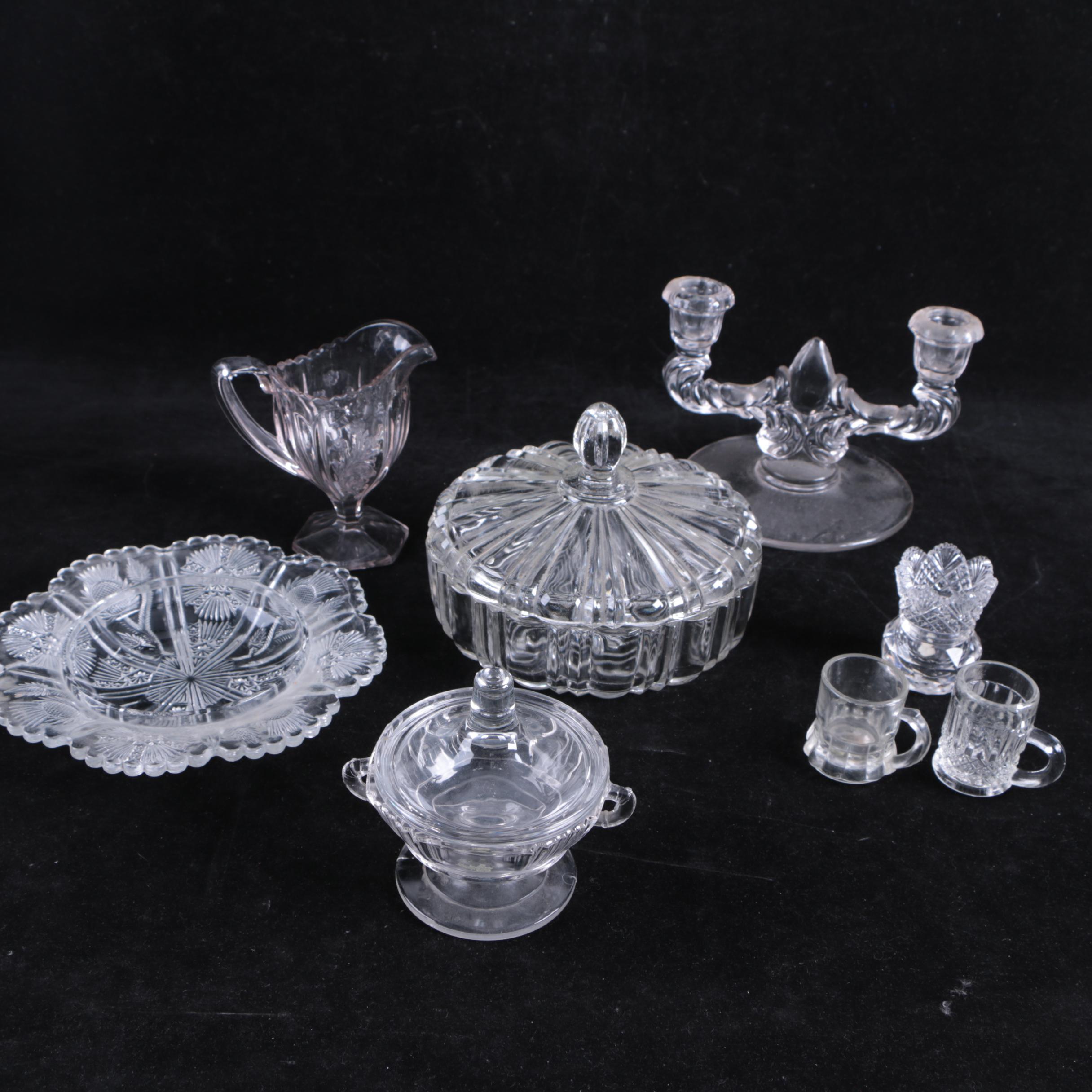 Anchor Hocking "Old Cafe" and Other Vintage Glass Tableware