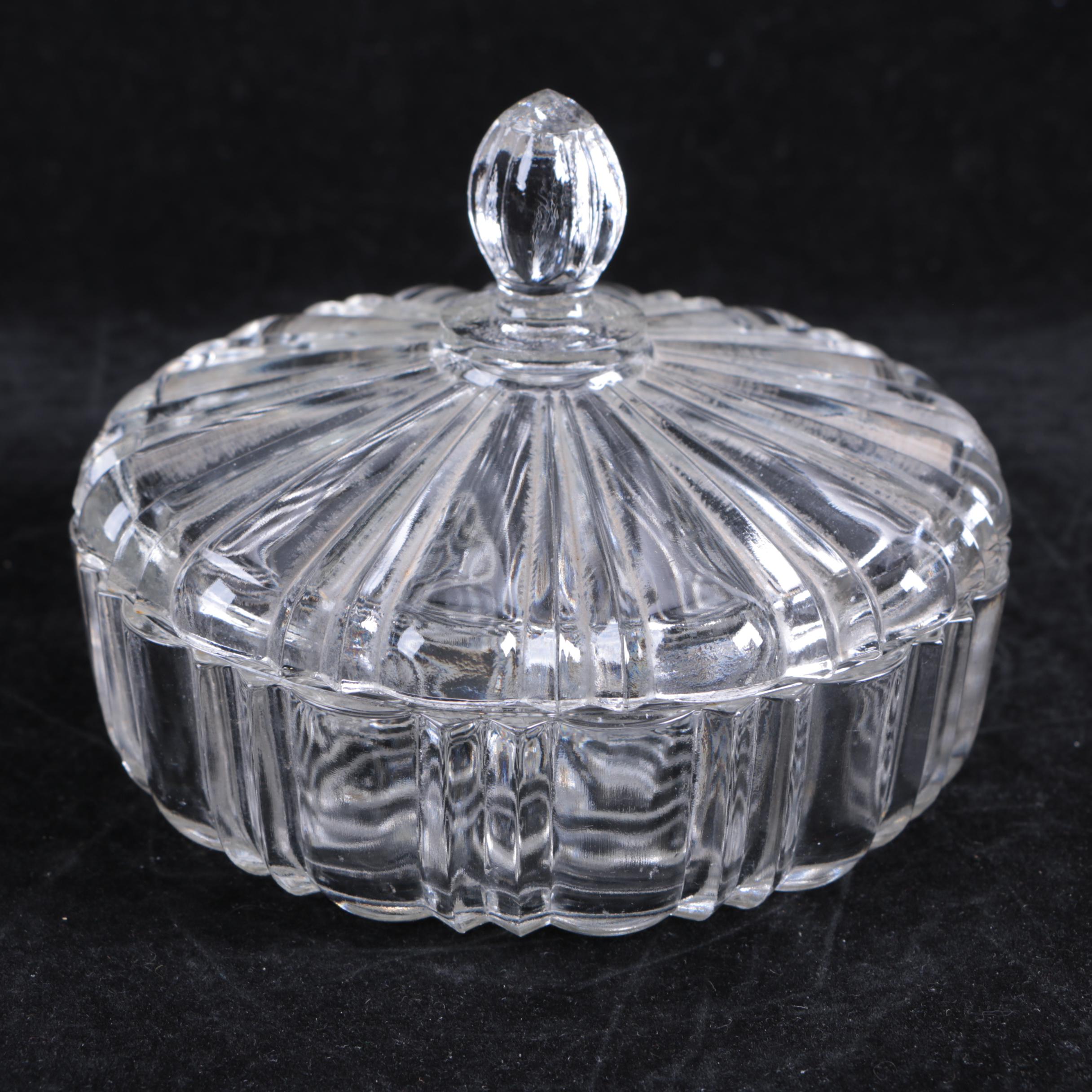 Anchor Hocking "Old Cafe" and Other Vintage Glass Tableware