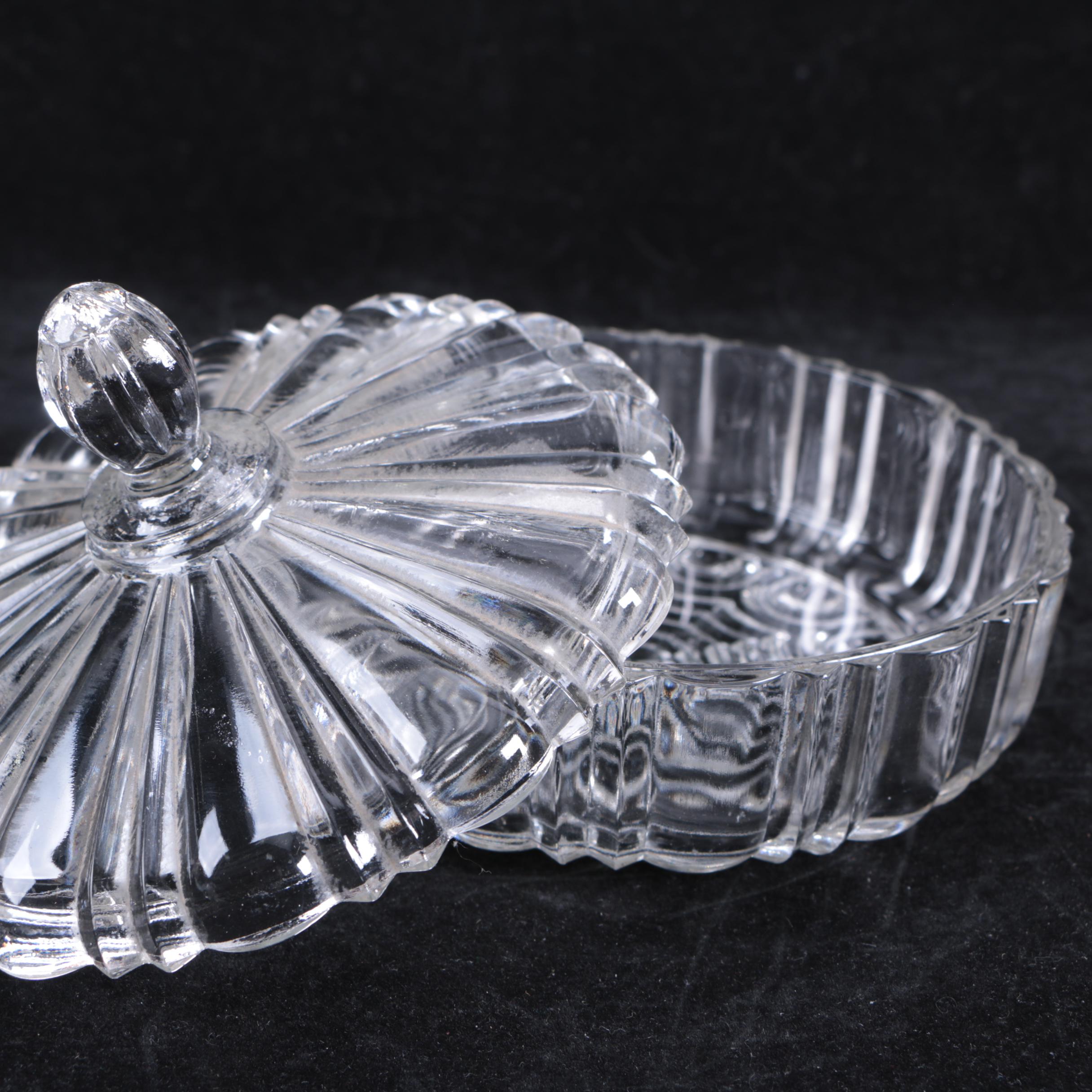 Anchor Hocking "Old Cafe" and Other Vintage Glass Tableware