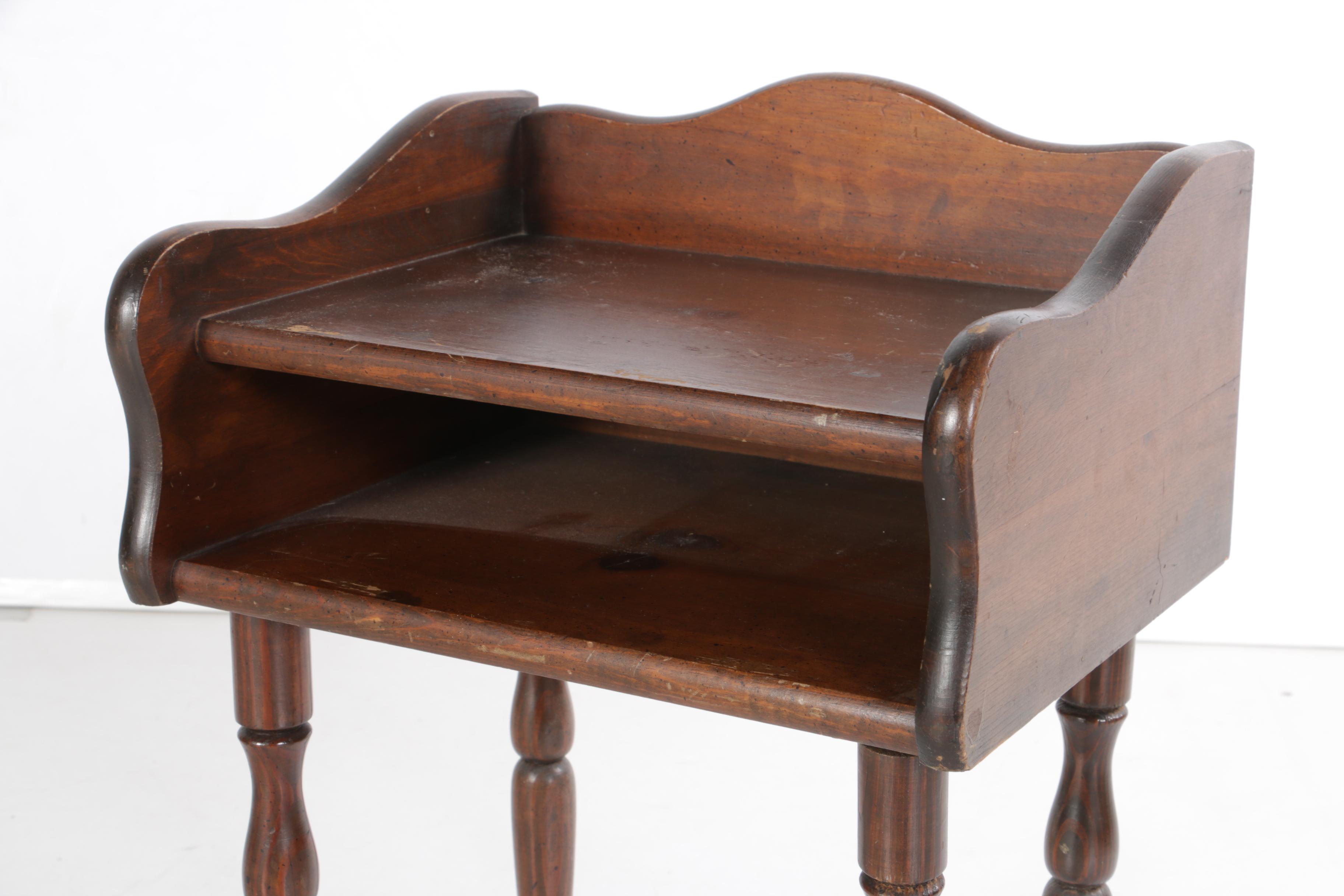 Vintage Pine Child's School Desk