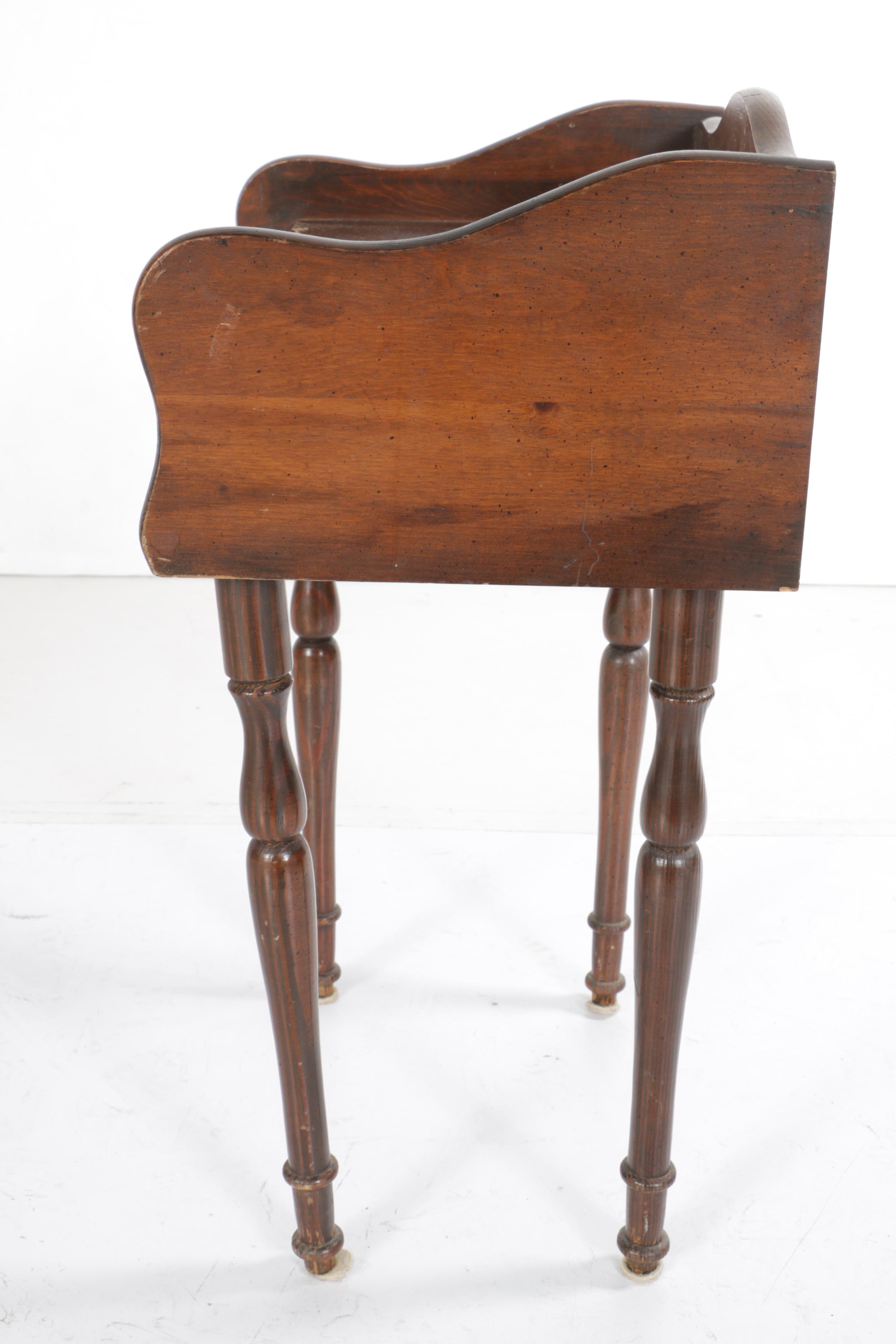 Vintage Pine Child's School Desk