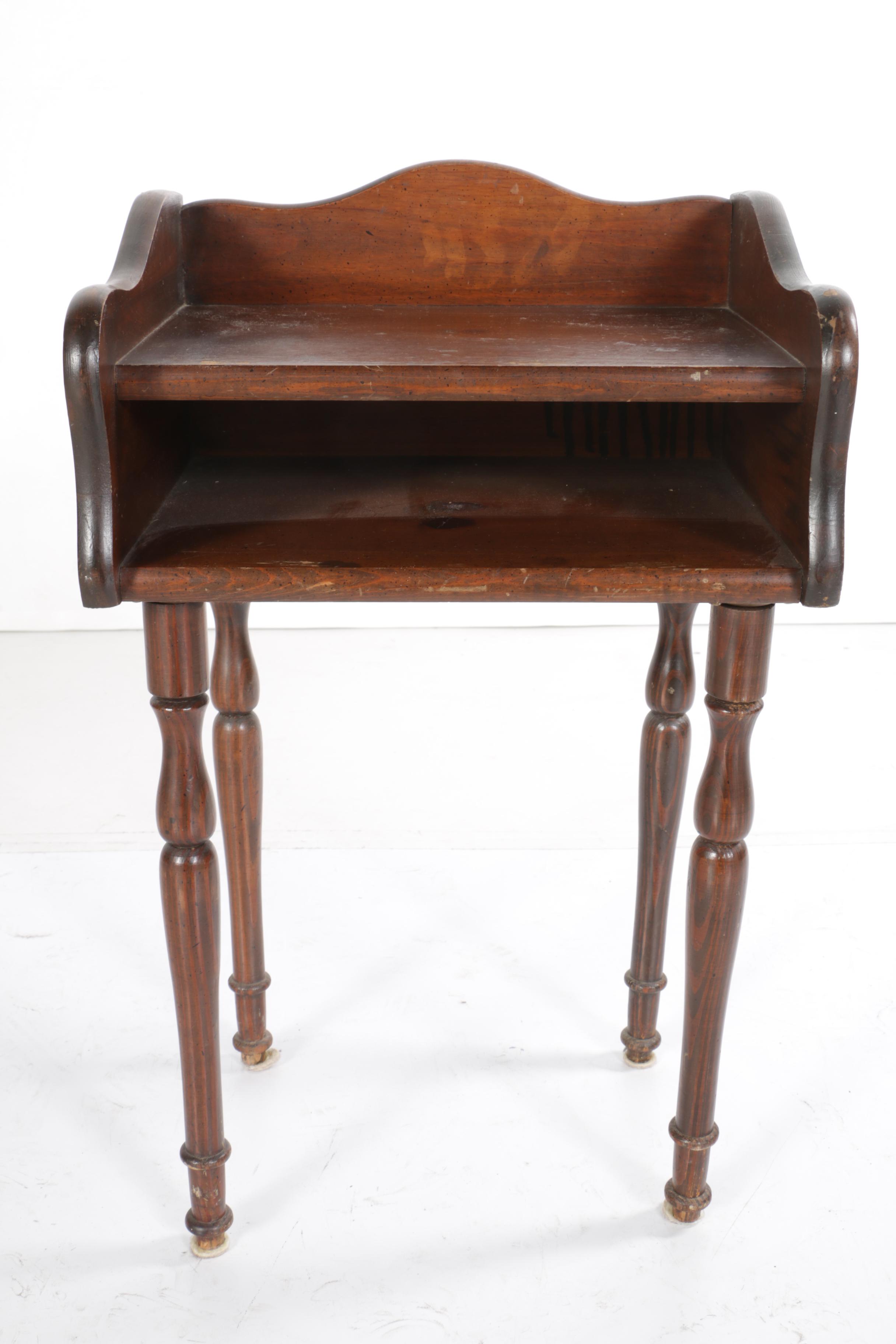 Vintage Pine Child's School Desk