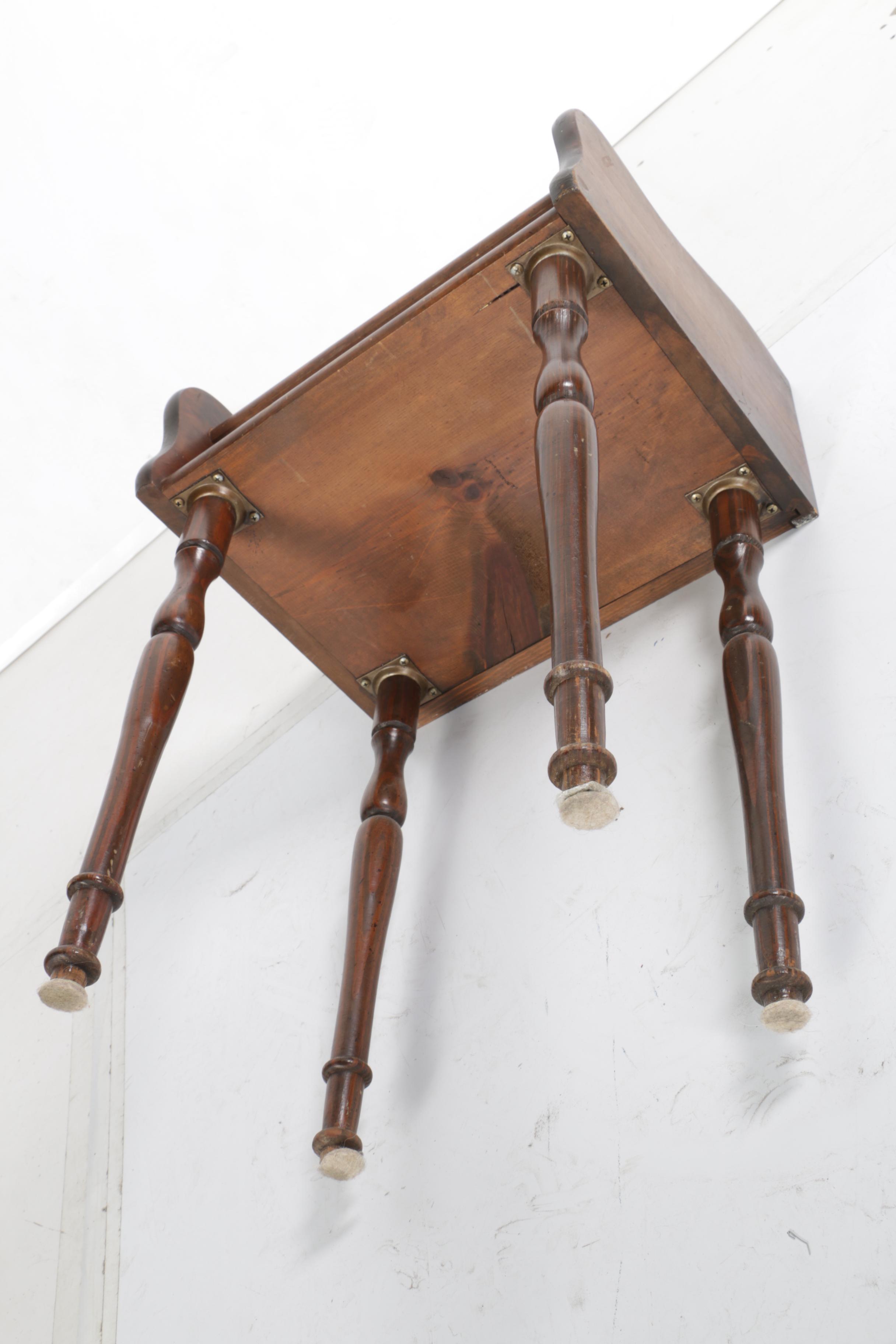 Vintage Pine Child's School Desk