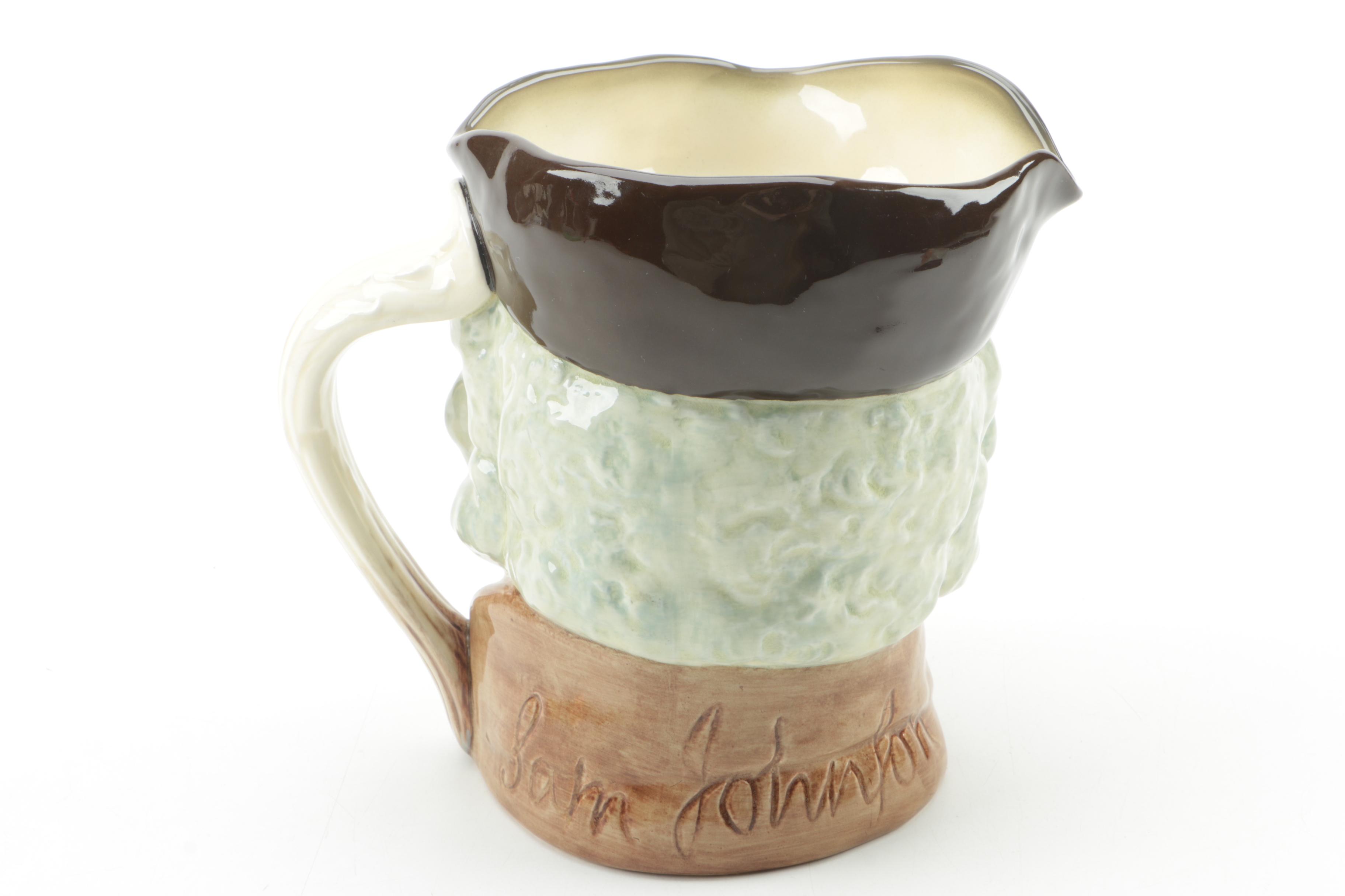 Royal Doulton "John Doulton" and "Sam Johnson" Character Mugs