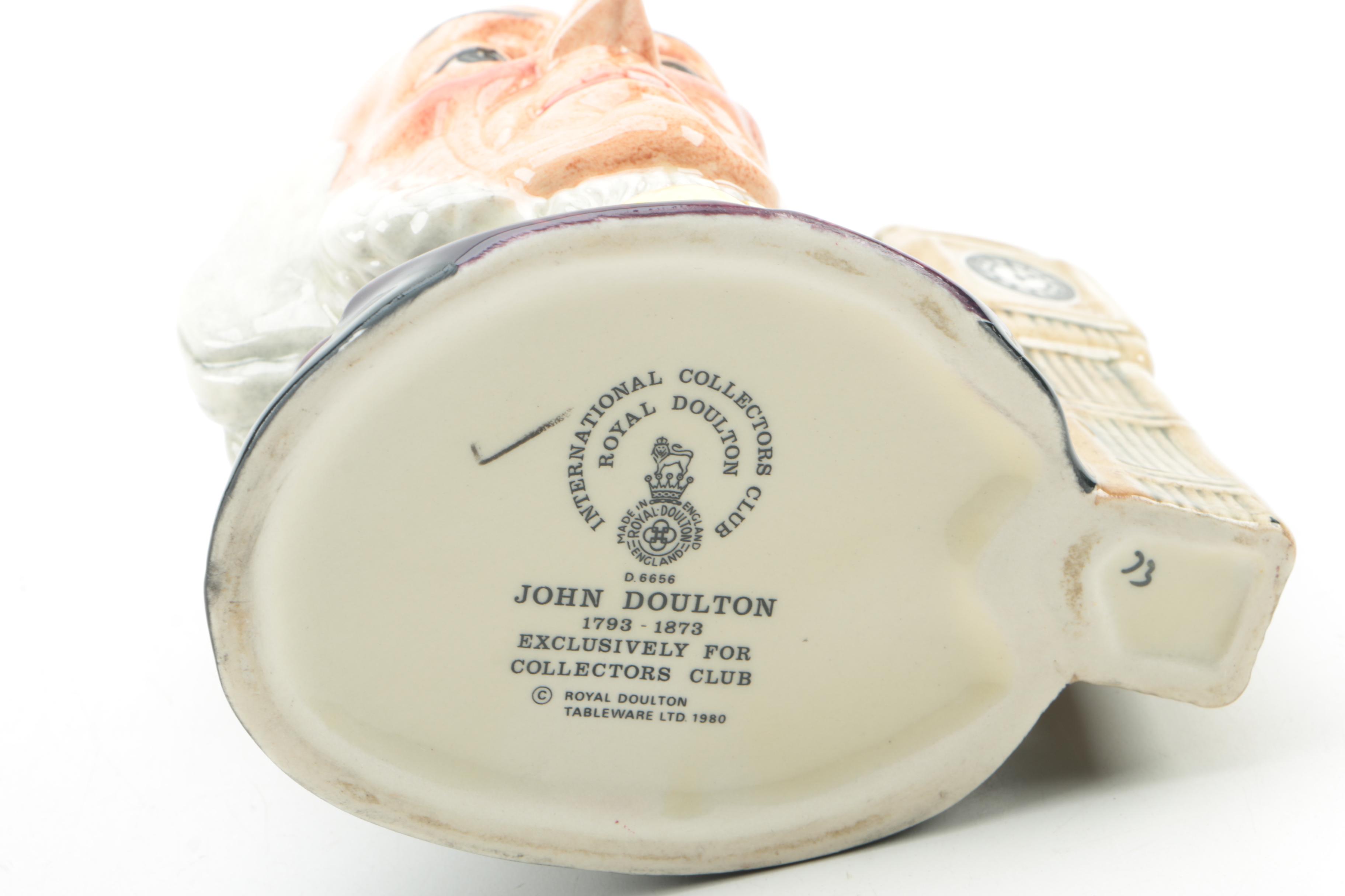 Royal Doulton "John Doulton" and "Sam Johnson" Character Mugs