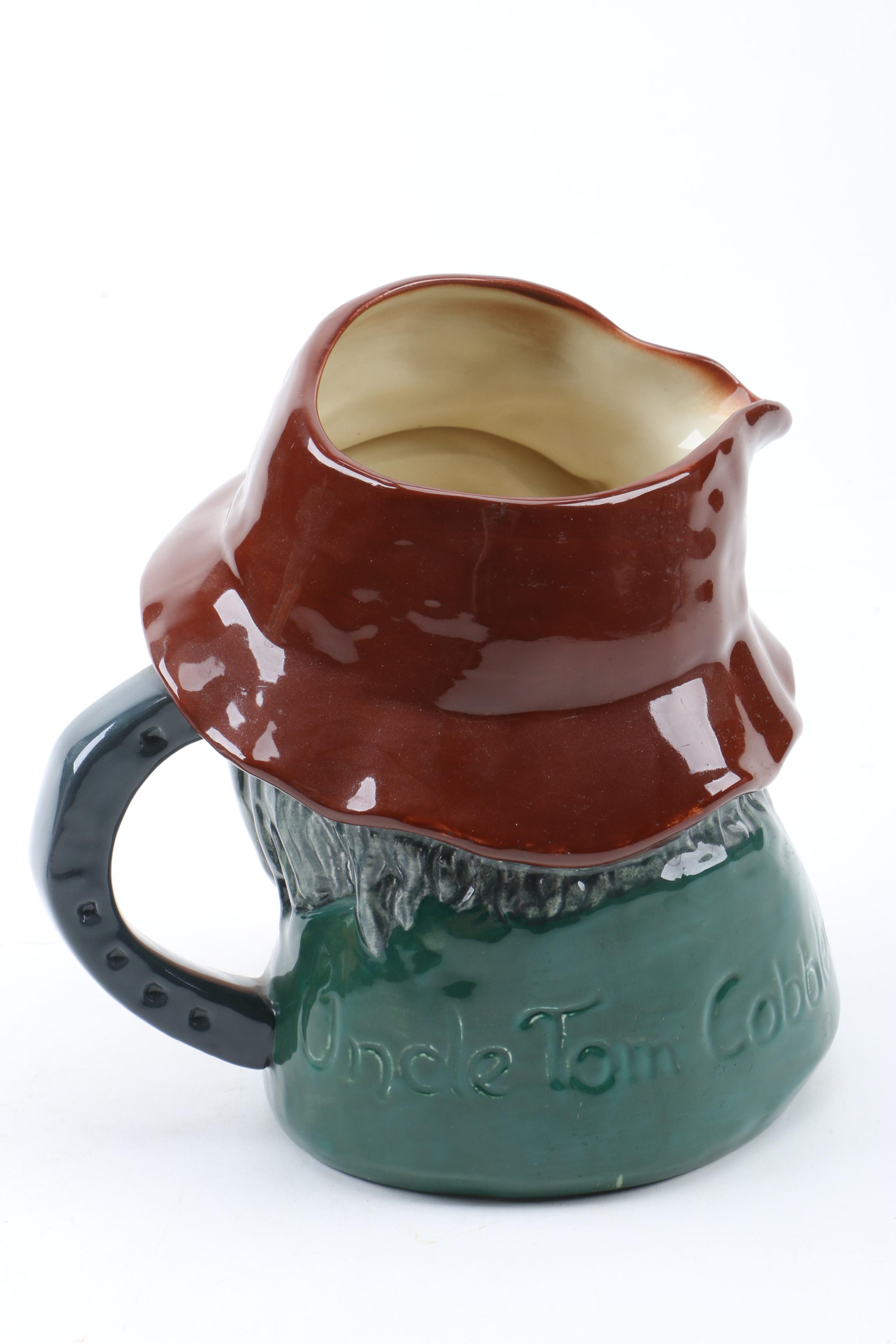 Vintage Royal Doulton "Uncle Tom Cobbleigh" D6337 and "Granny" Character Jugs