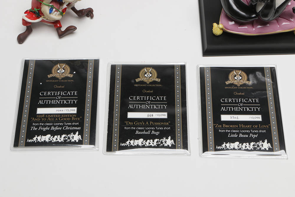 1998 Goebel "Looney Tunes Spotlight Collection" Figurines