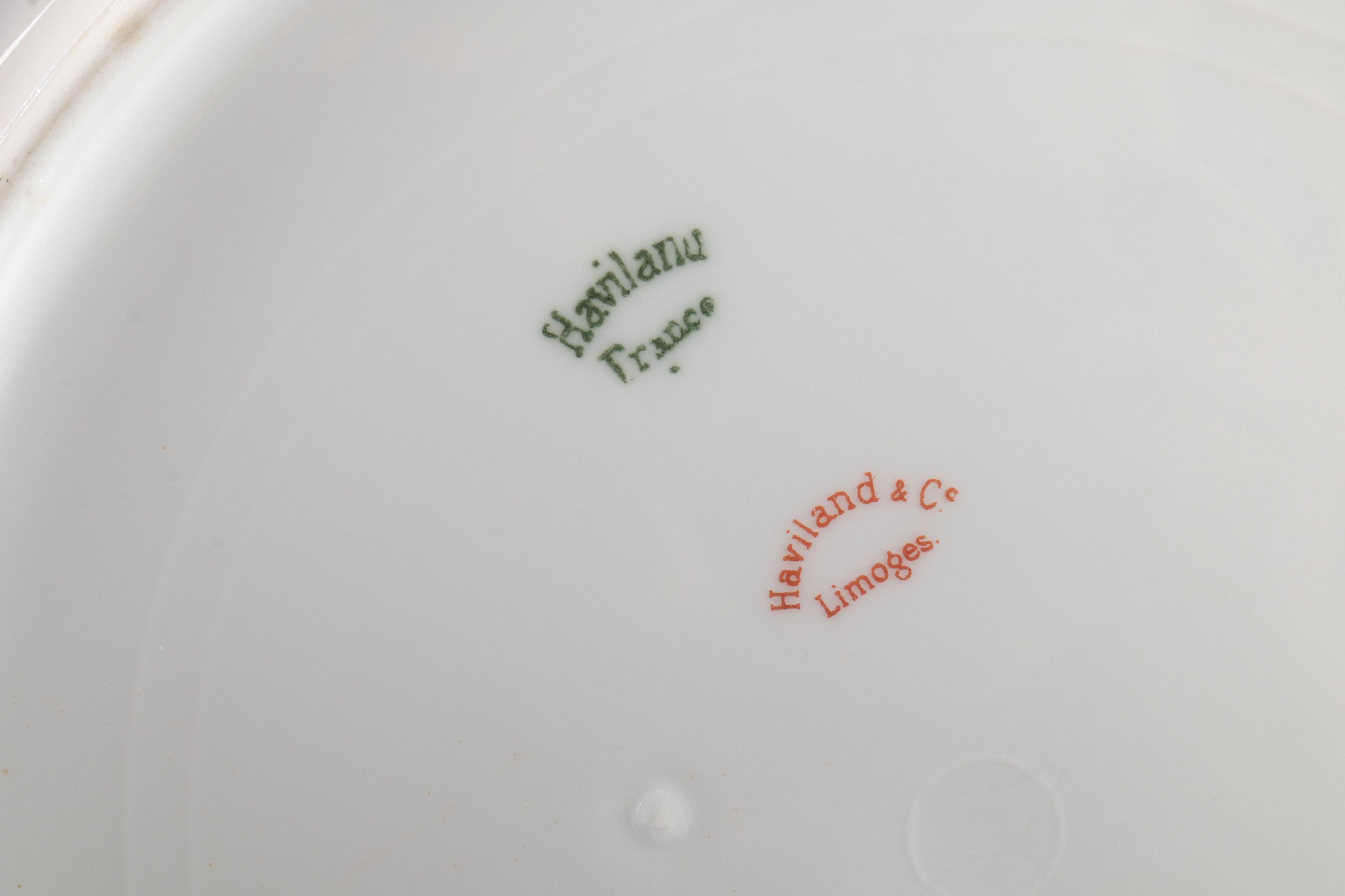 Vintage Haviland Limoges Porcelain Tableware