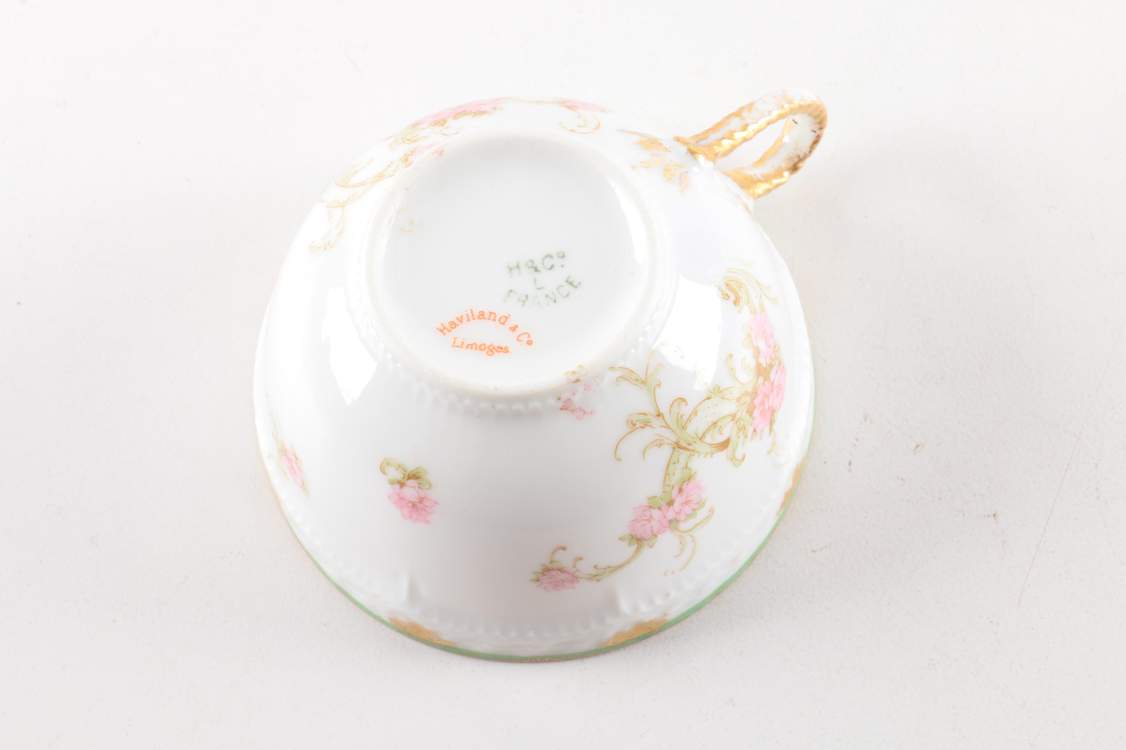 Vintage Haviland Limoges Porcelain Tableware