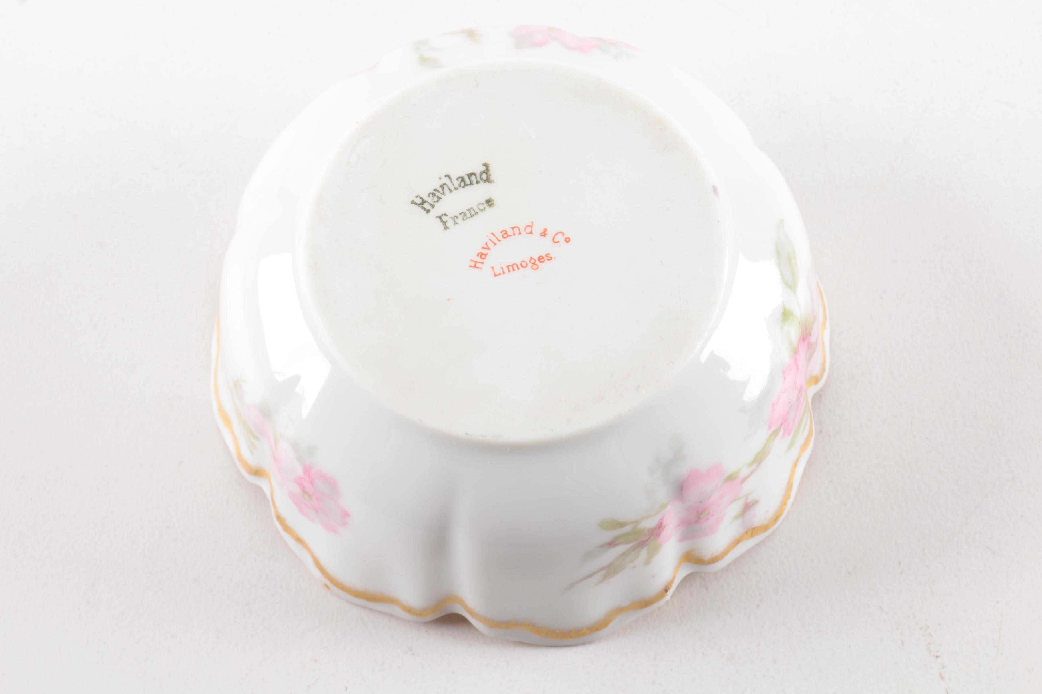 Vintage Haviland Limoges Porcelain Tableware