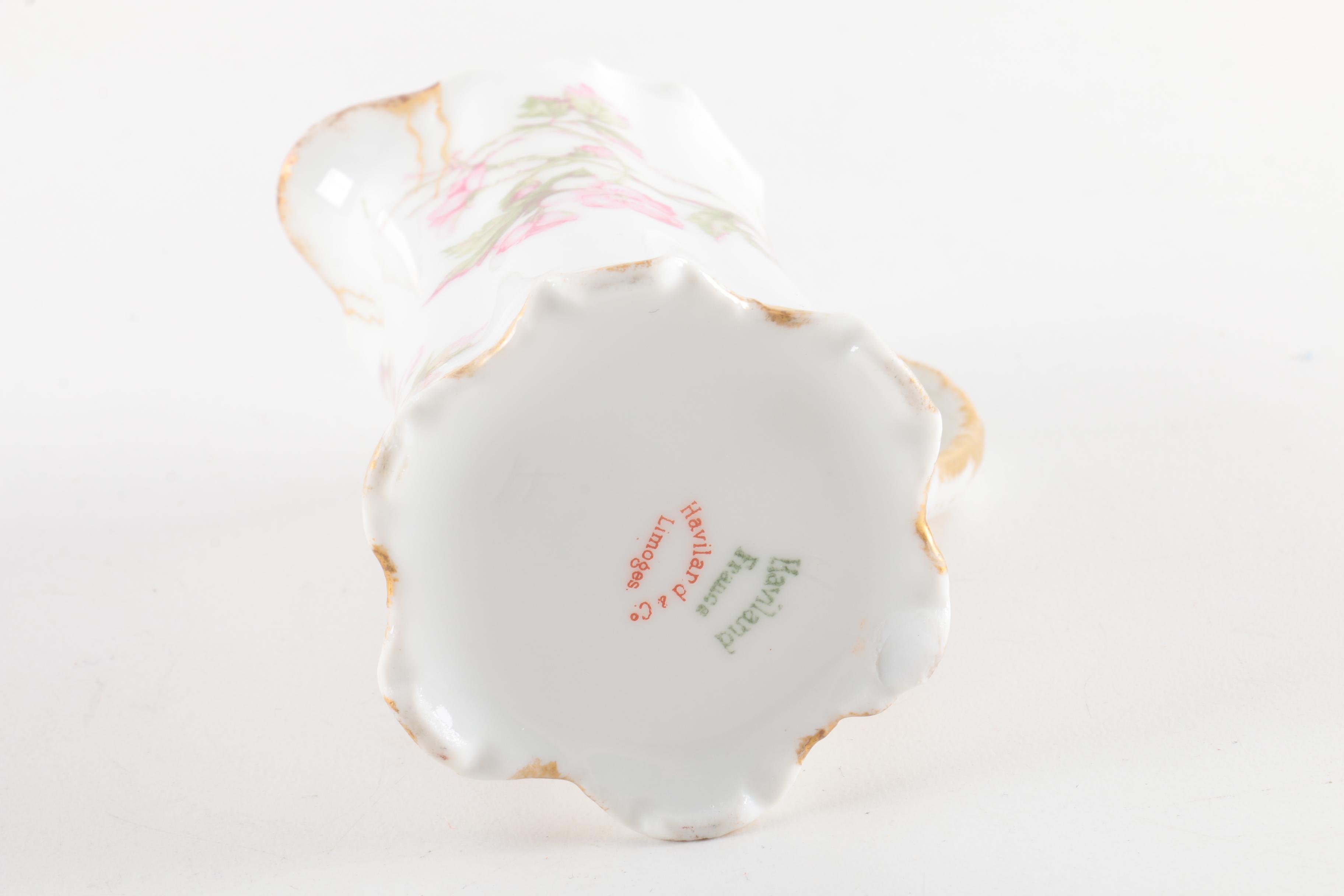 Vintage Haviland Limoges Porcelain Tableware