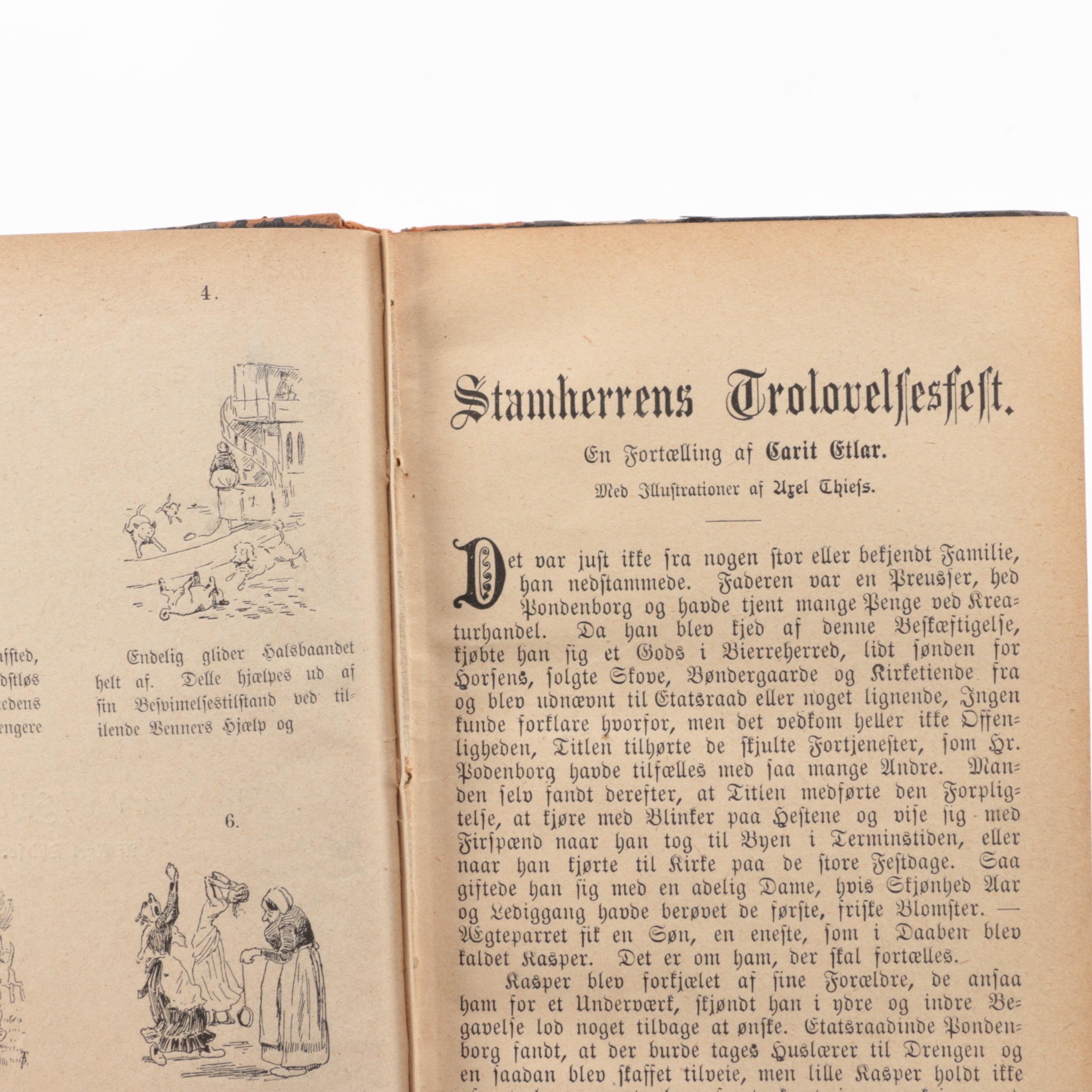 Antique Danish Texts and Assorted Books