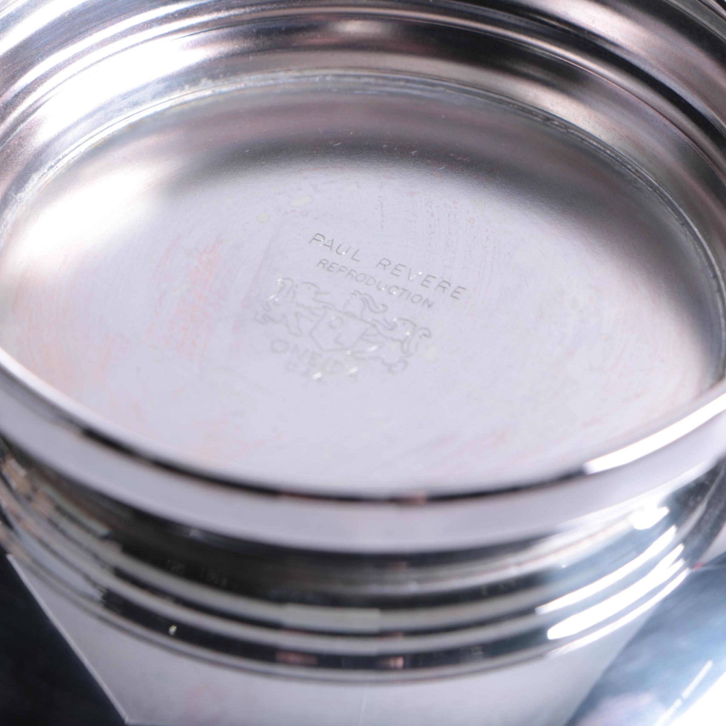 Oneida Paul Revere Reproduction Silver Plate Bowl and More