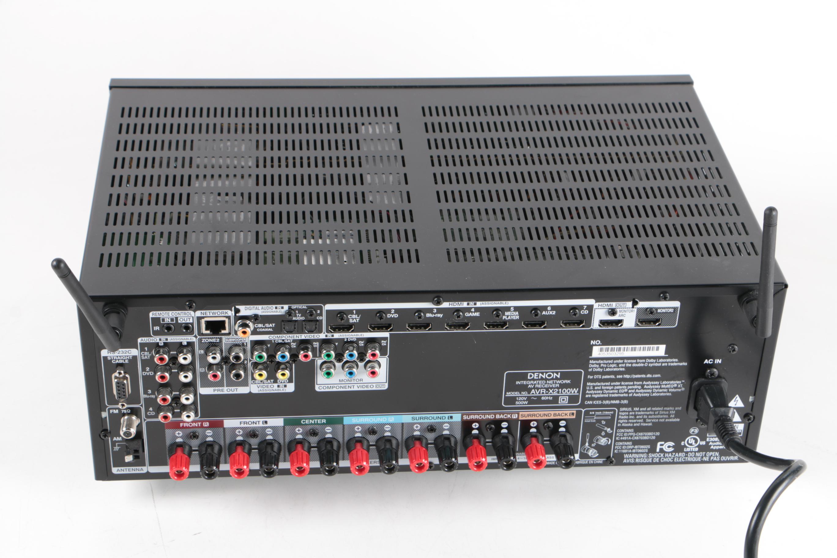 Denon AVR-X2100W Receiver