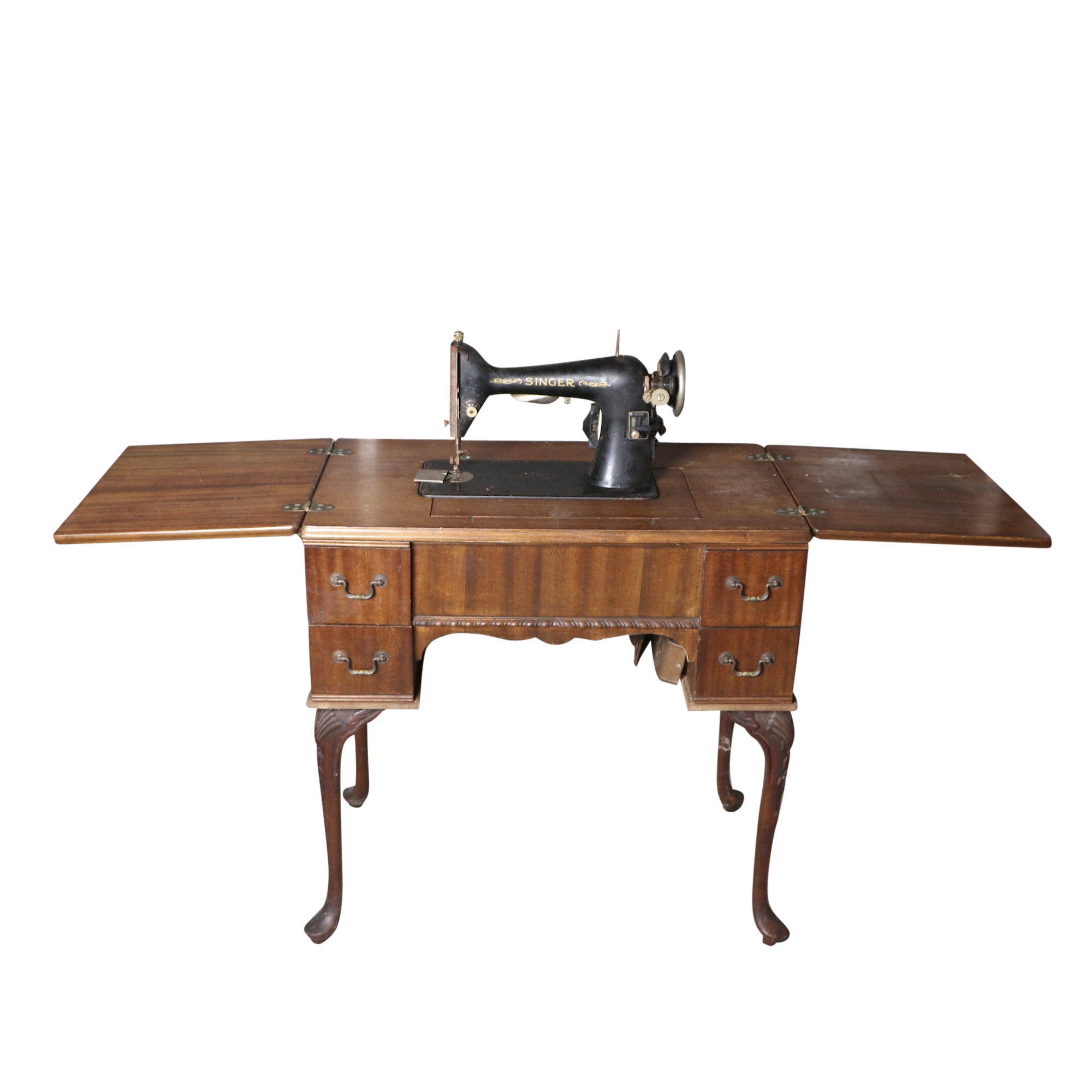 Vintage Singer Sewing Machine Table