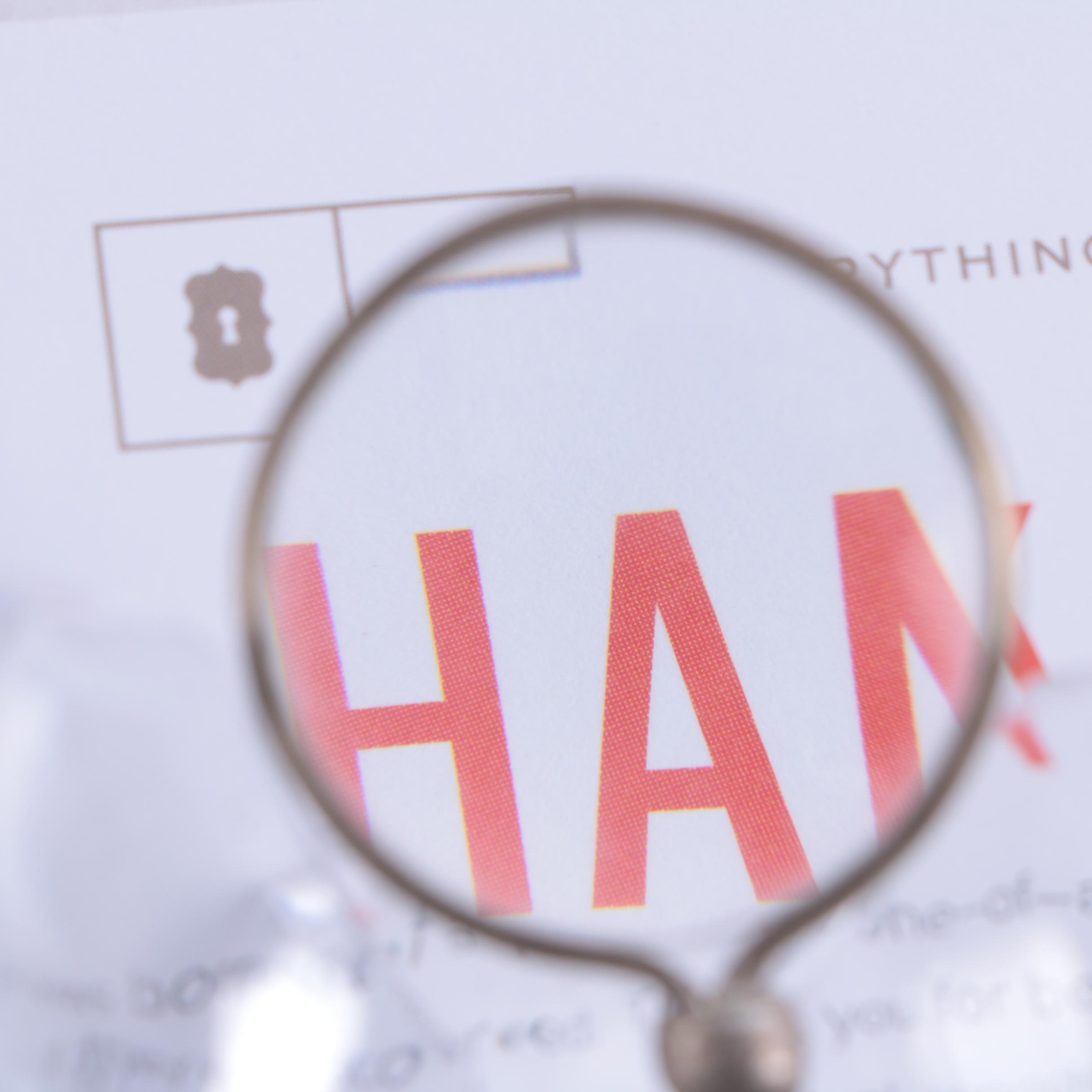 Vintage Brass Magnifying Glass