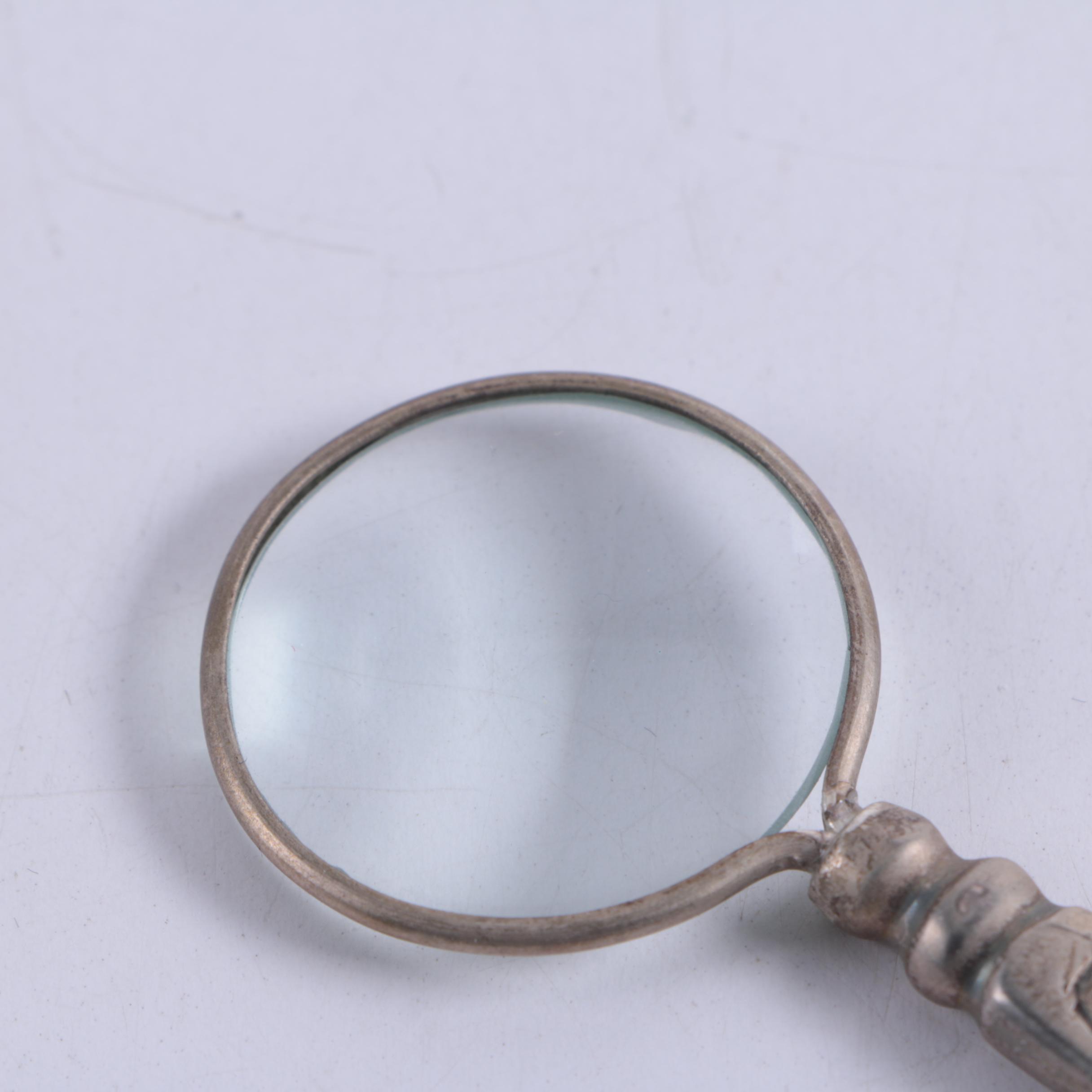 Vintage Brass Magnifying Glass