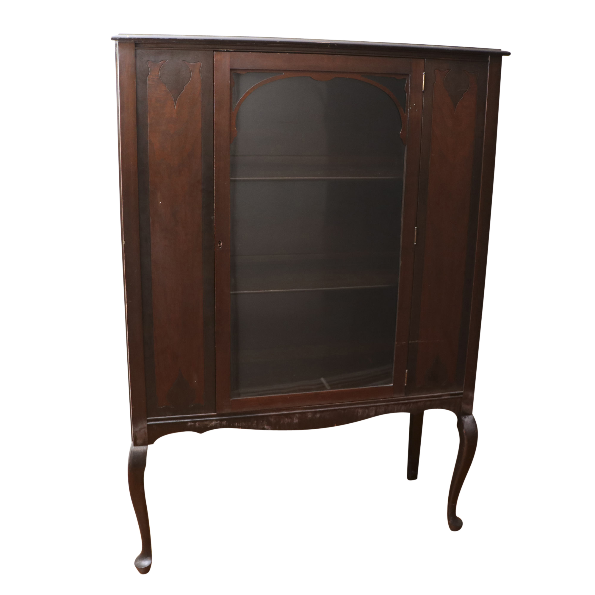 Vintage Walnut China Cabinet by Wemyss Furniture