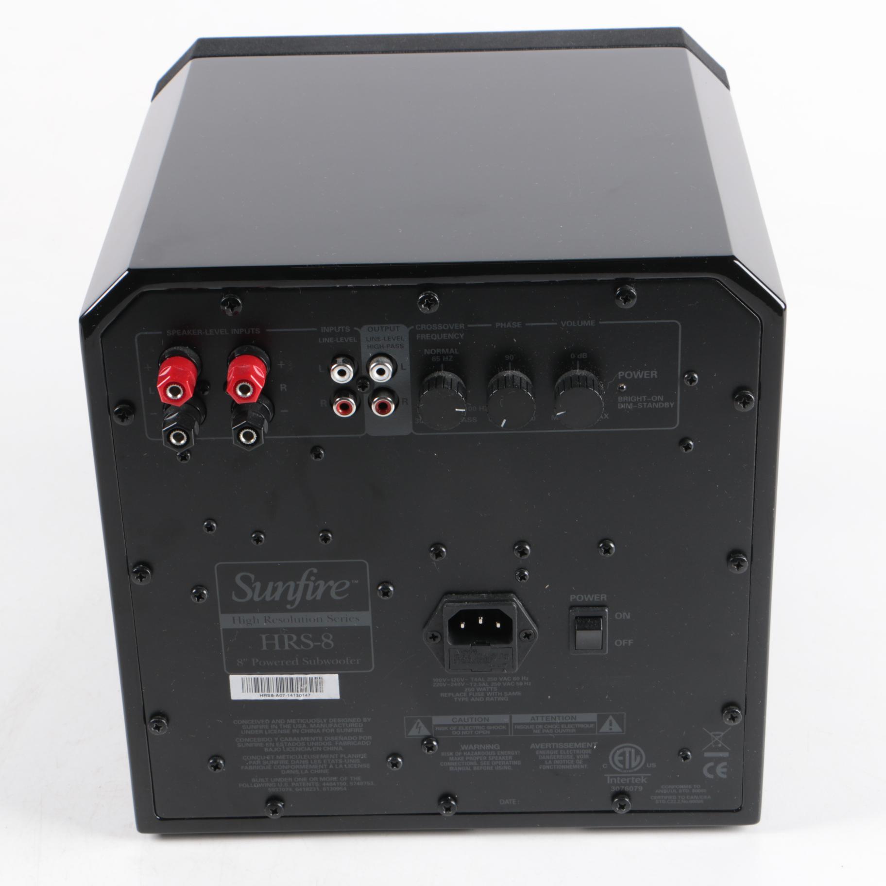 Sunfire HRS Subwoofer