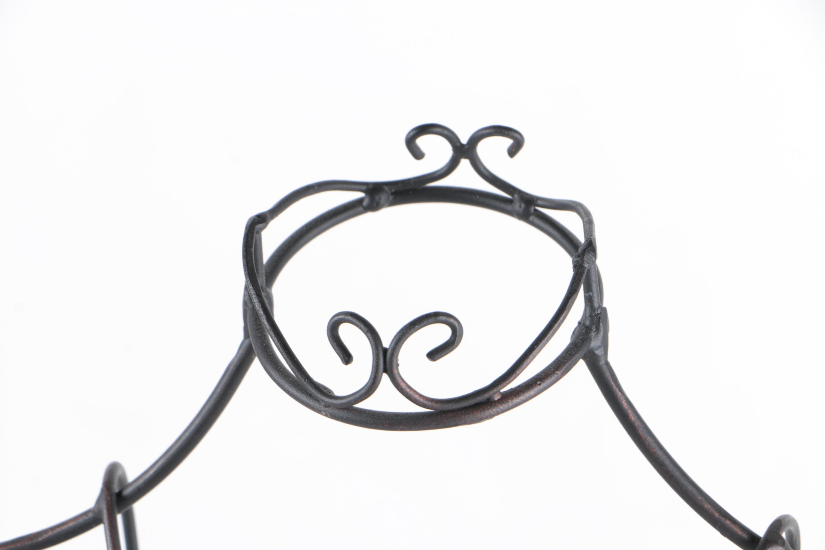 Black Metal Decorative Dress Form Mannequin