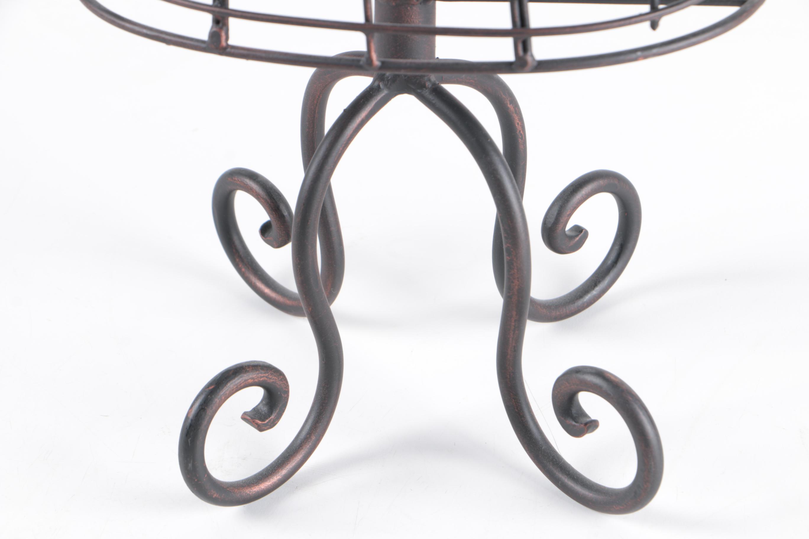 Black Metal Decorative Dress Form Mannequin