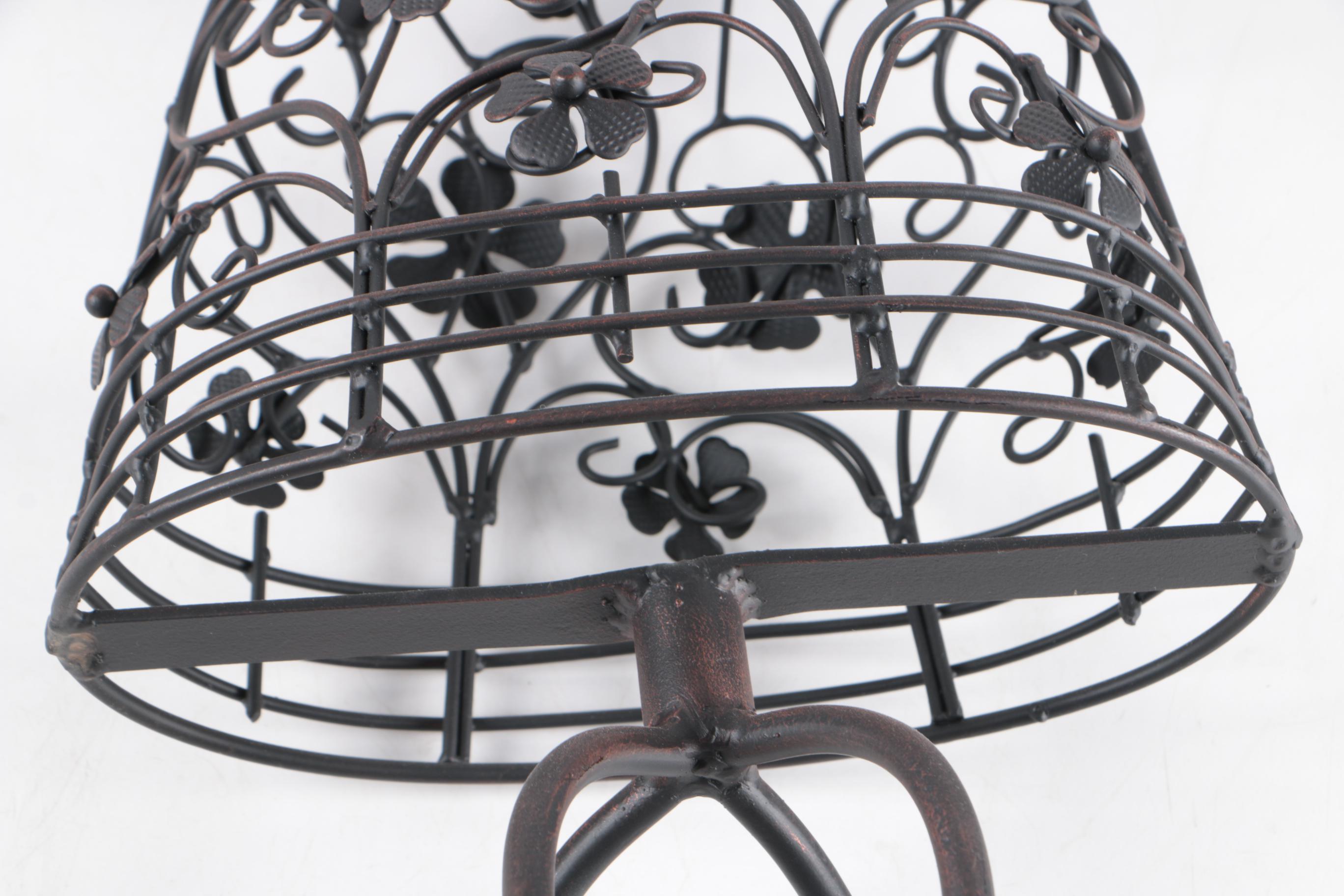 Black Metal Decorative Dress Form Mannequin