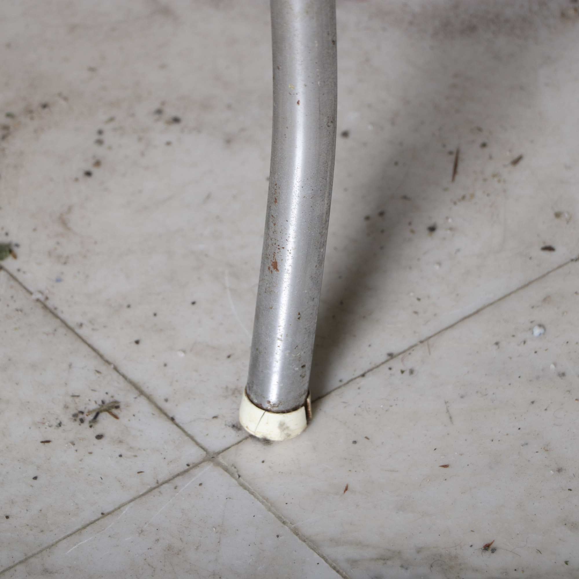 Four 1950s Chrome and Vinyl Chairs