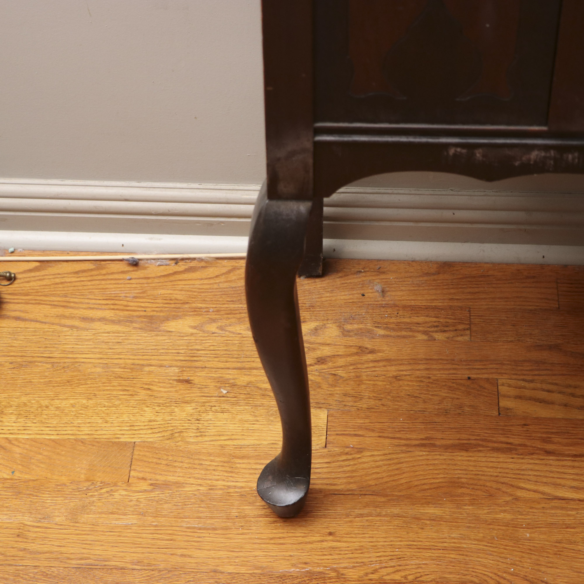 Vintage Walnut China Cabinet by Wemyss Furniture