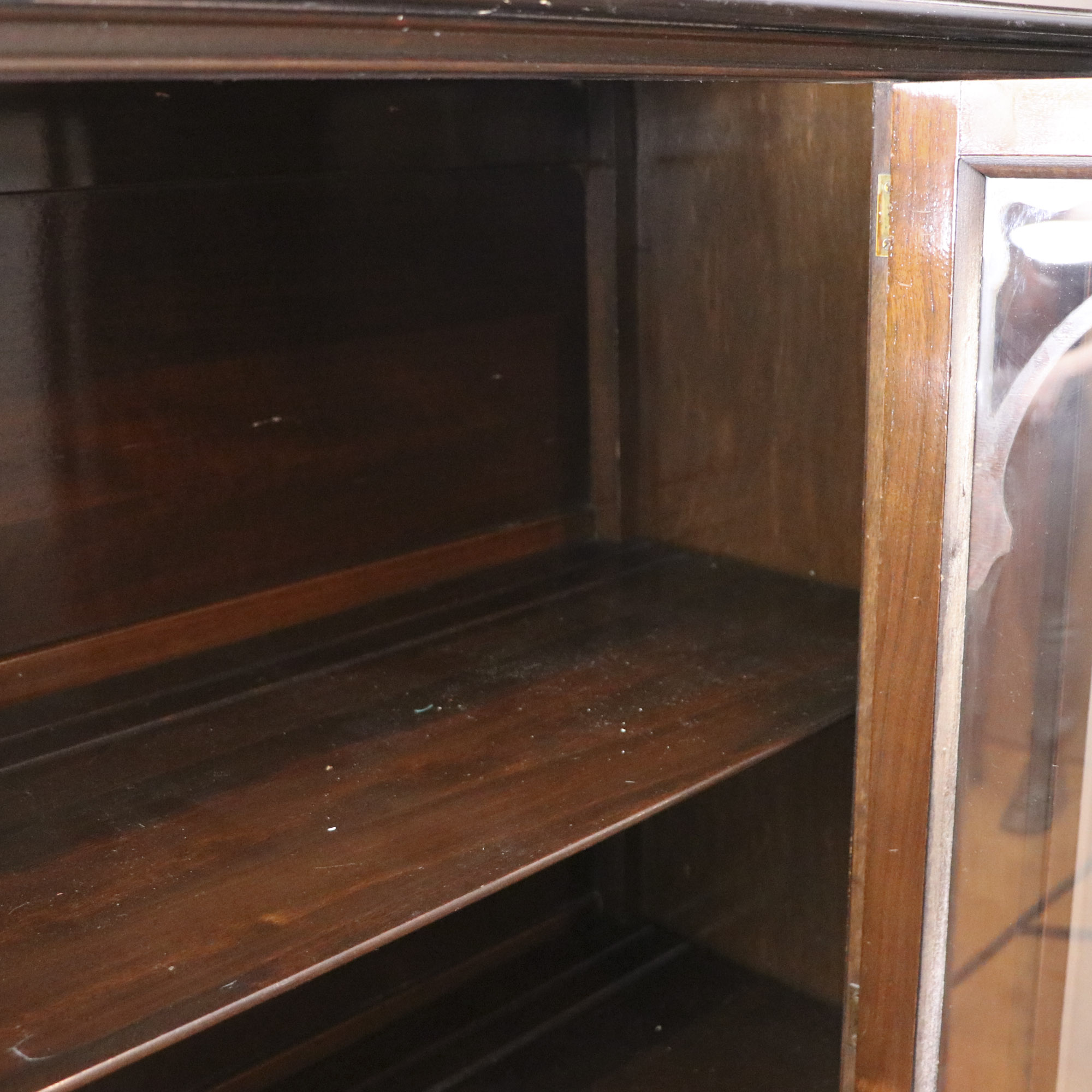 Vintage Walnut China Cabinet by Wemyss Furniture