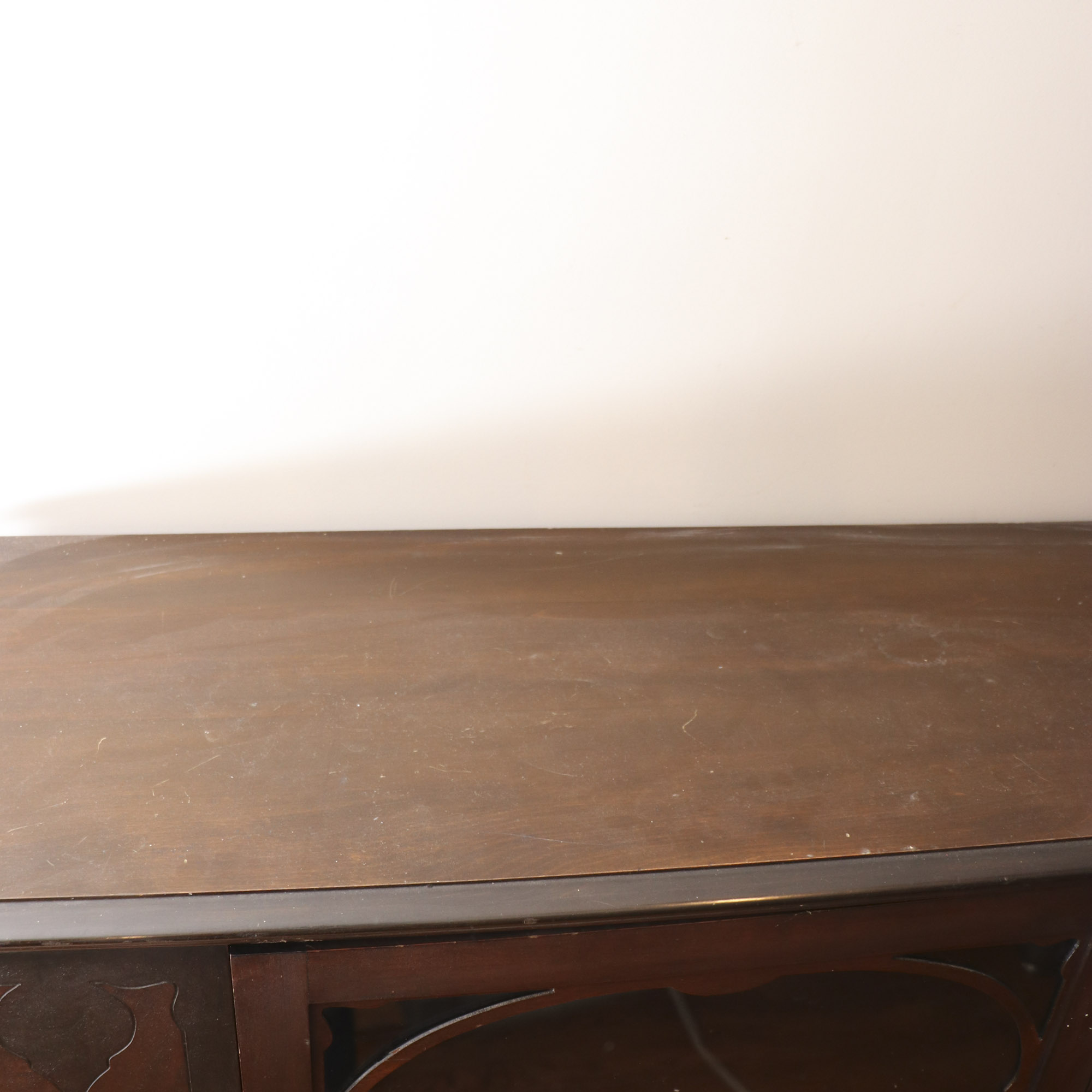 Vintage Walnut China Cabinet by Wemyss Furniture