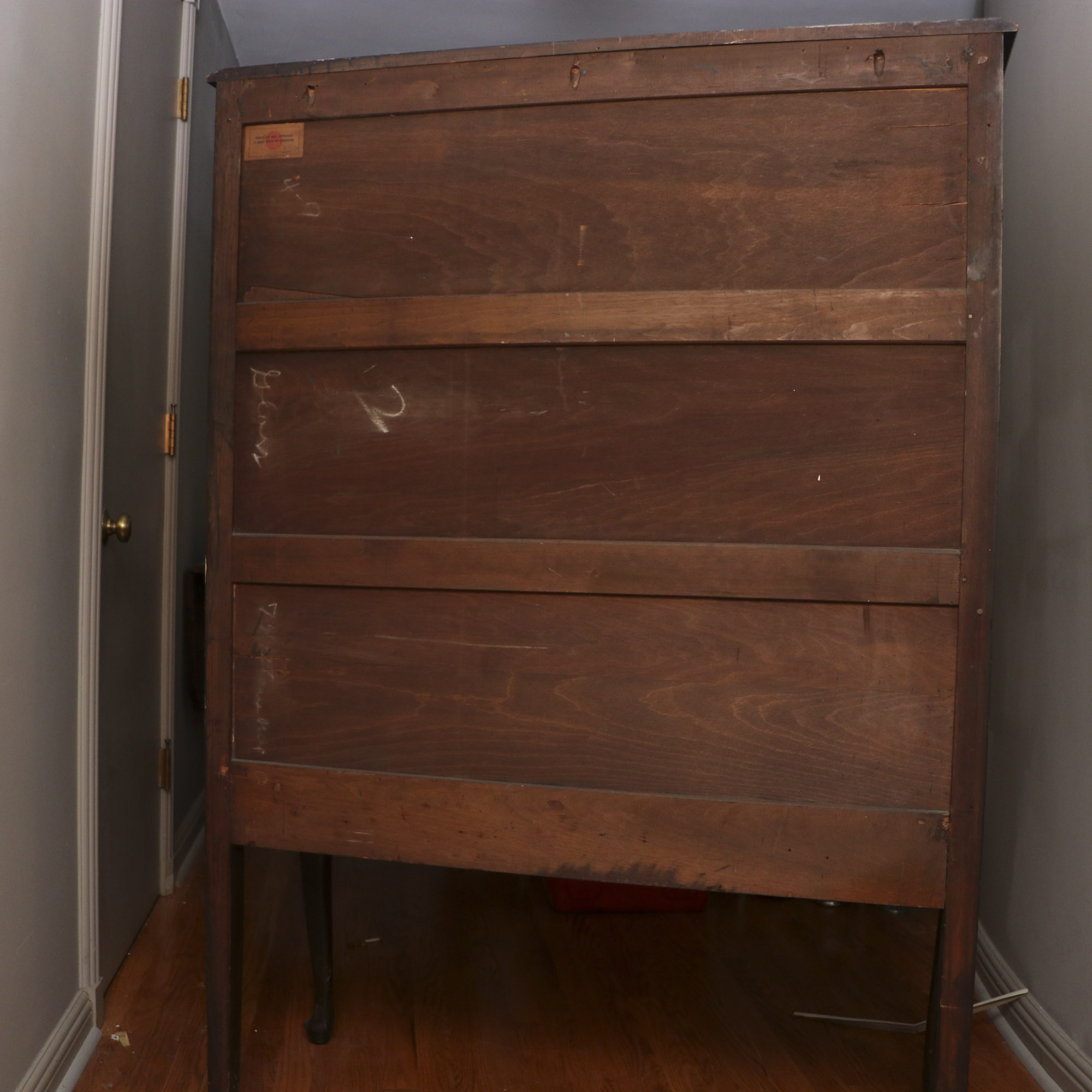 Vintage Walnut China Cabinet by Wemyss Furniture