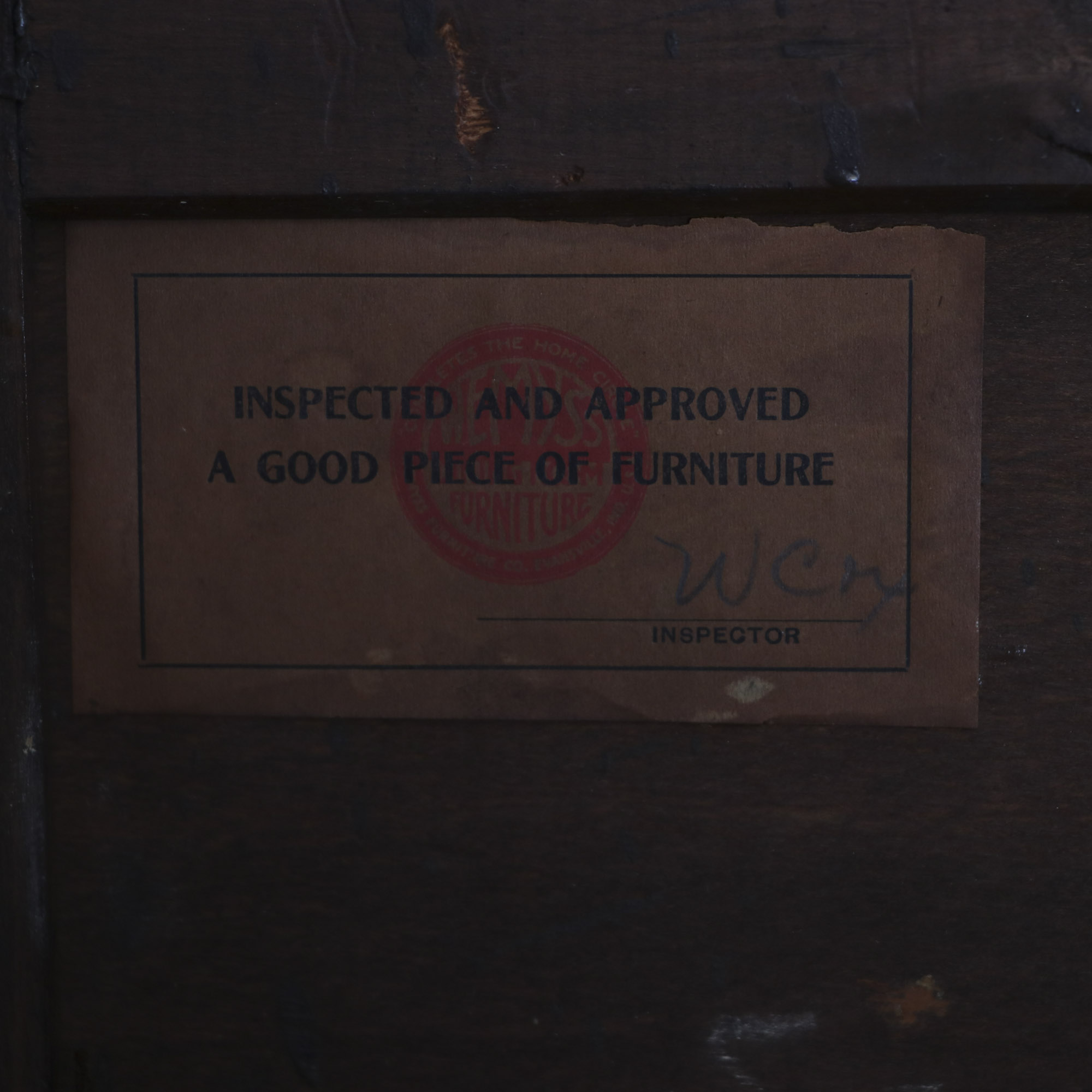 Vintage Walnut China Cabinet by Wemyss Furniture