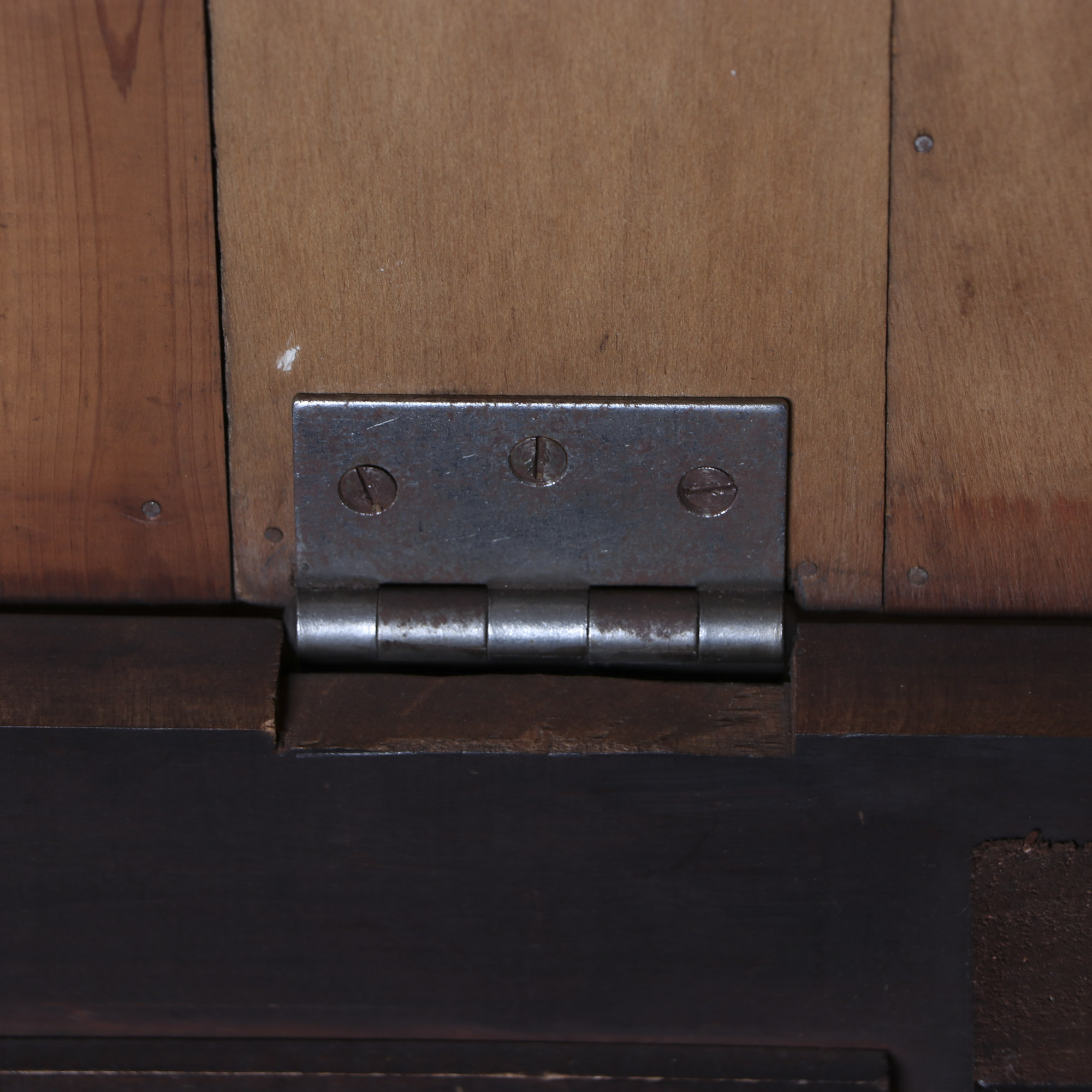 Late Victorian Carved Cedar Blanket Chest
