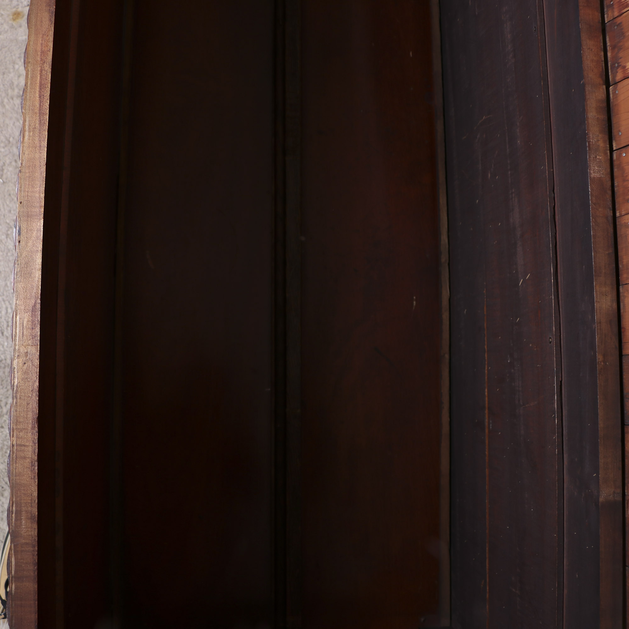 Late Victorian Carved Cedar Blanket Chest