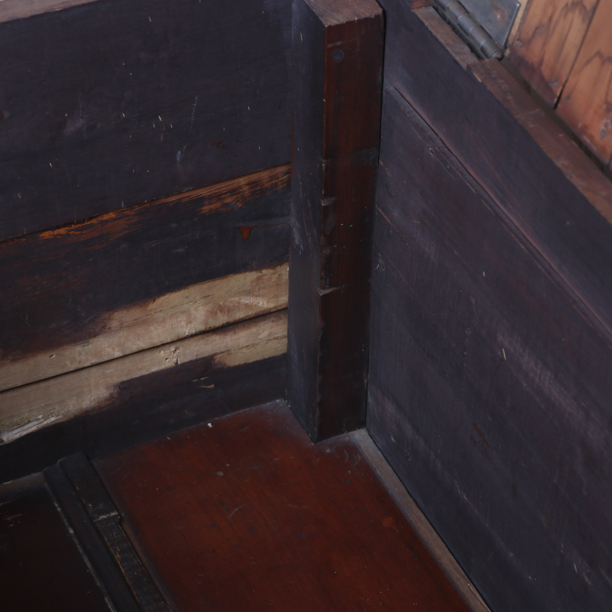 Late Victorian Carved Cedar Blanket Chest