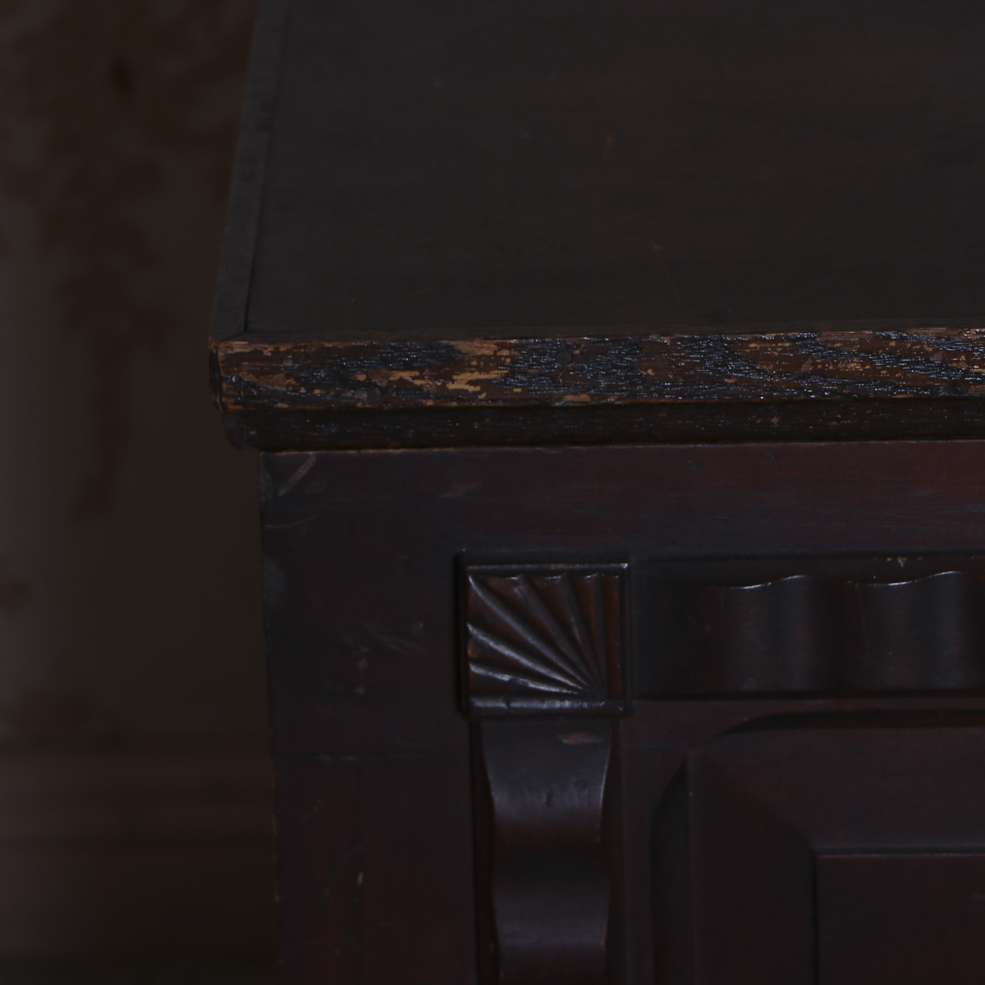 Late Victorian Carved Cedar Blanket Chest