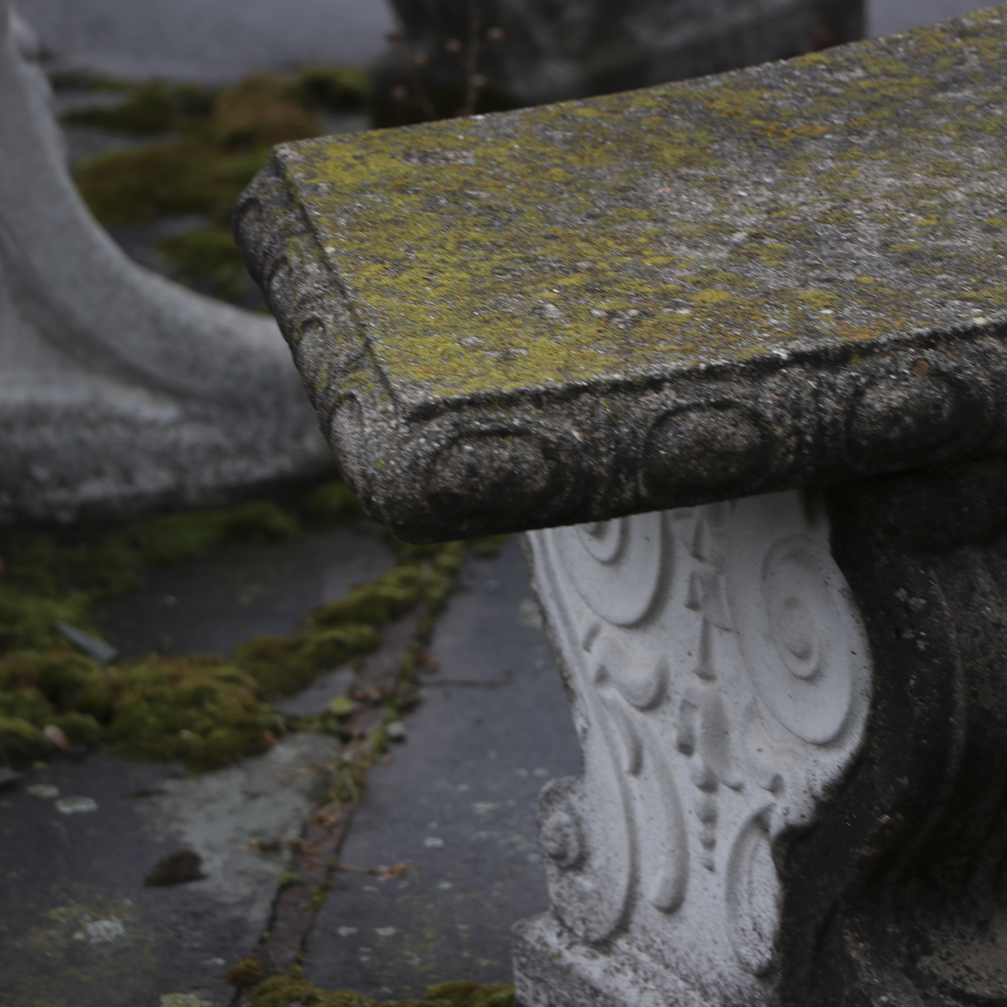 Cement Table and Benches
