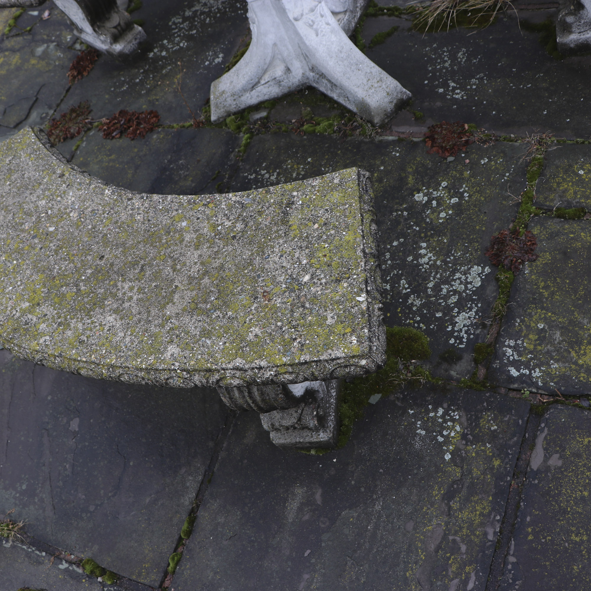 Cement Table and Benches