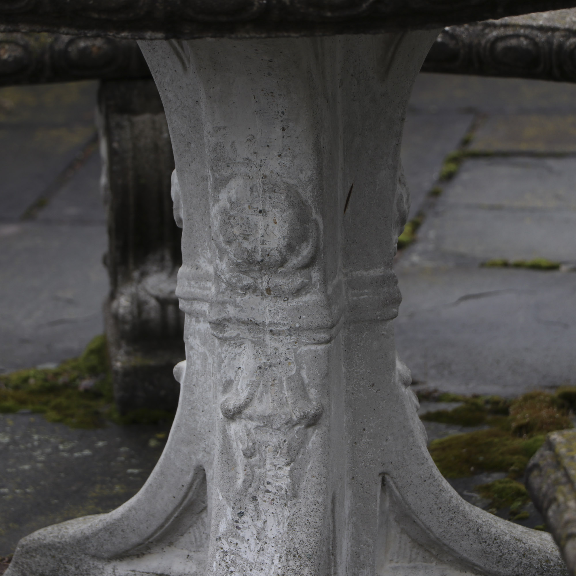 Cement Table and Benches