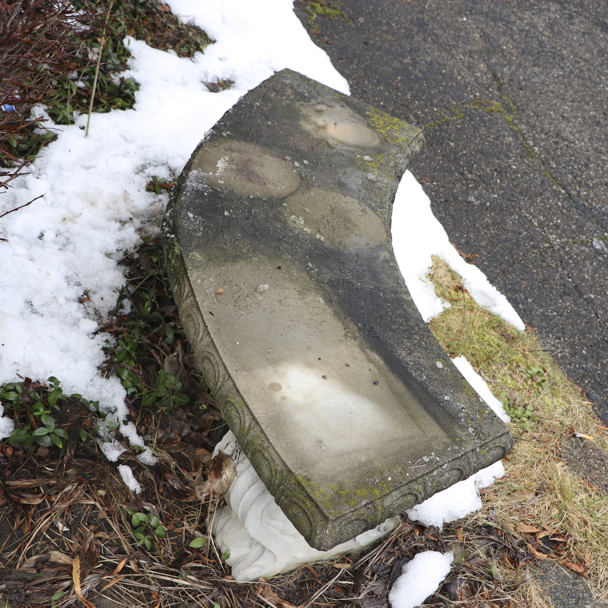 Cast Concrete Garden Bench