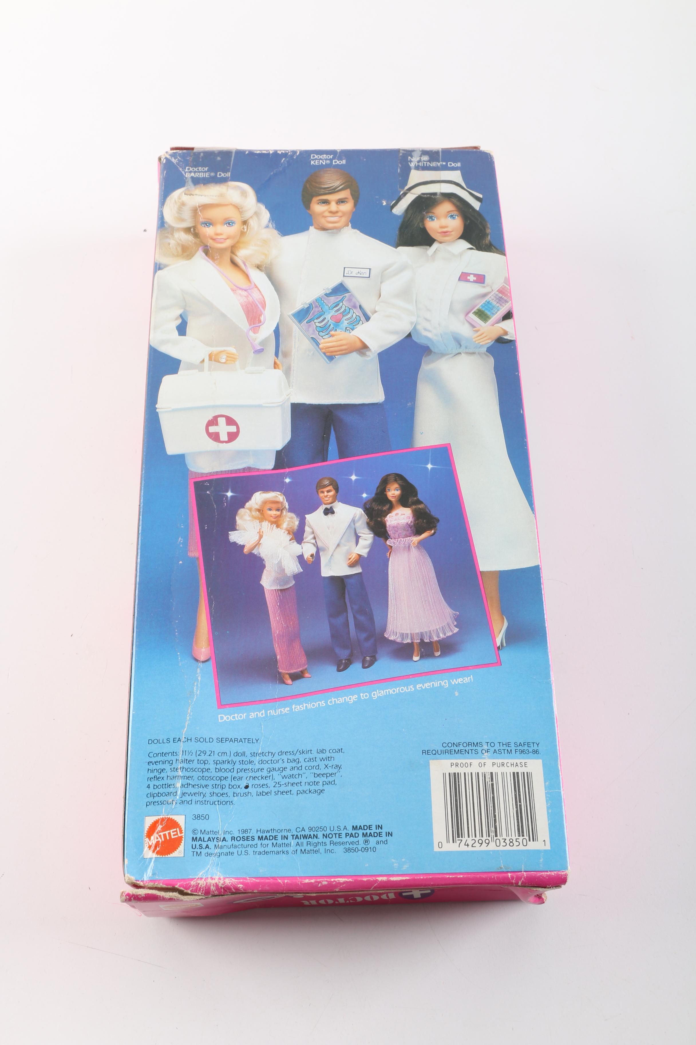1987 Mattel "Doctor Barbie" Doll
