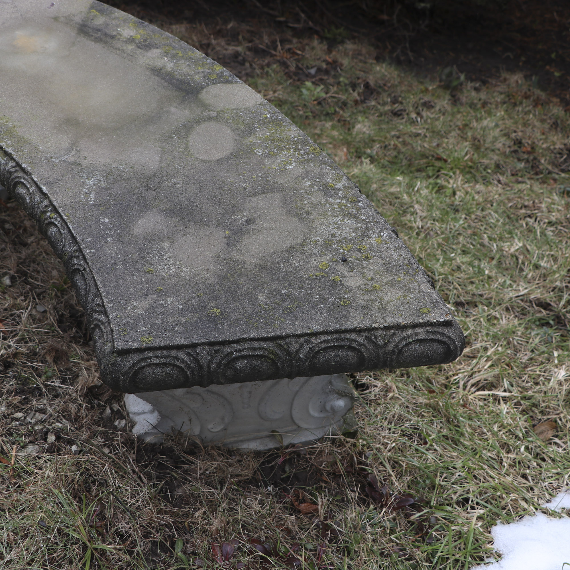 Cast Concrete Garden Bench