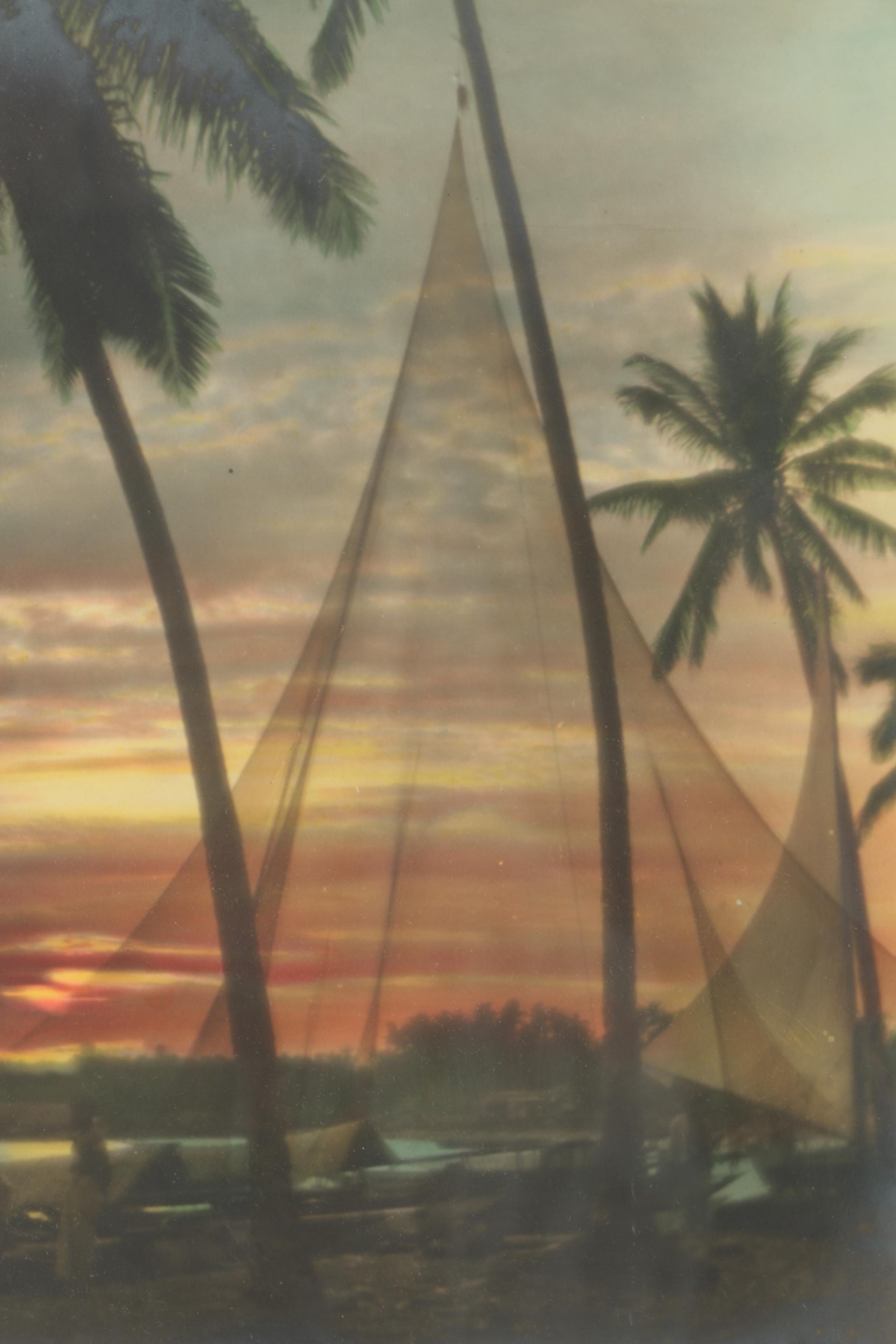 Hand Colored Silver Gelatin Print "Tropical Delight"