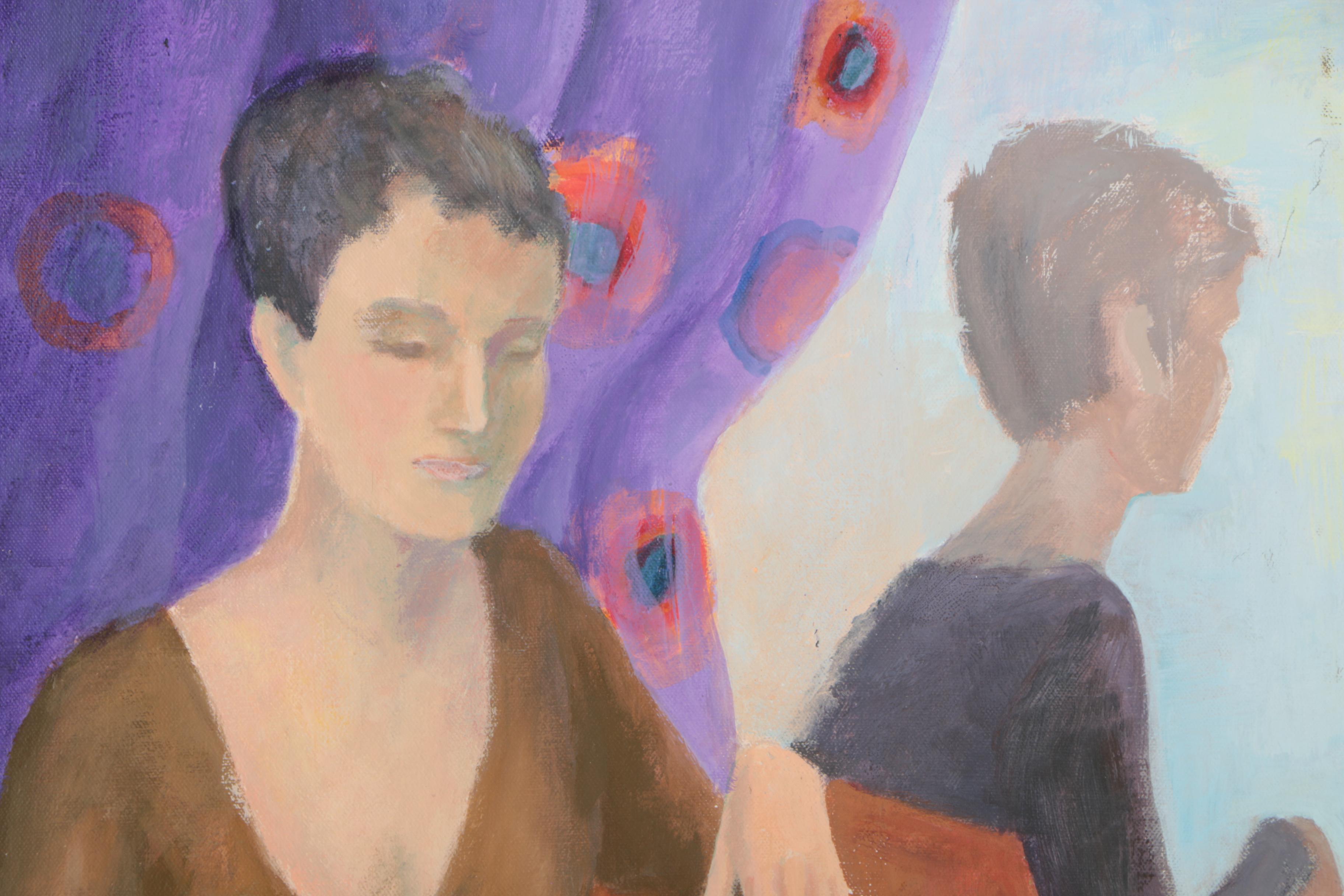 Acrylic Painting of Portrait