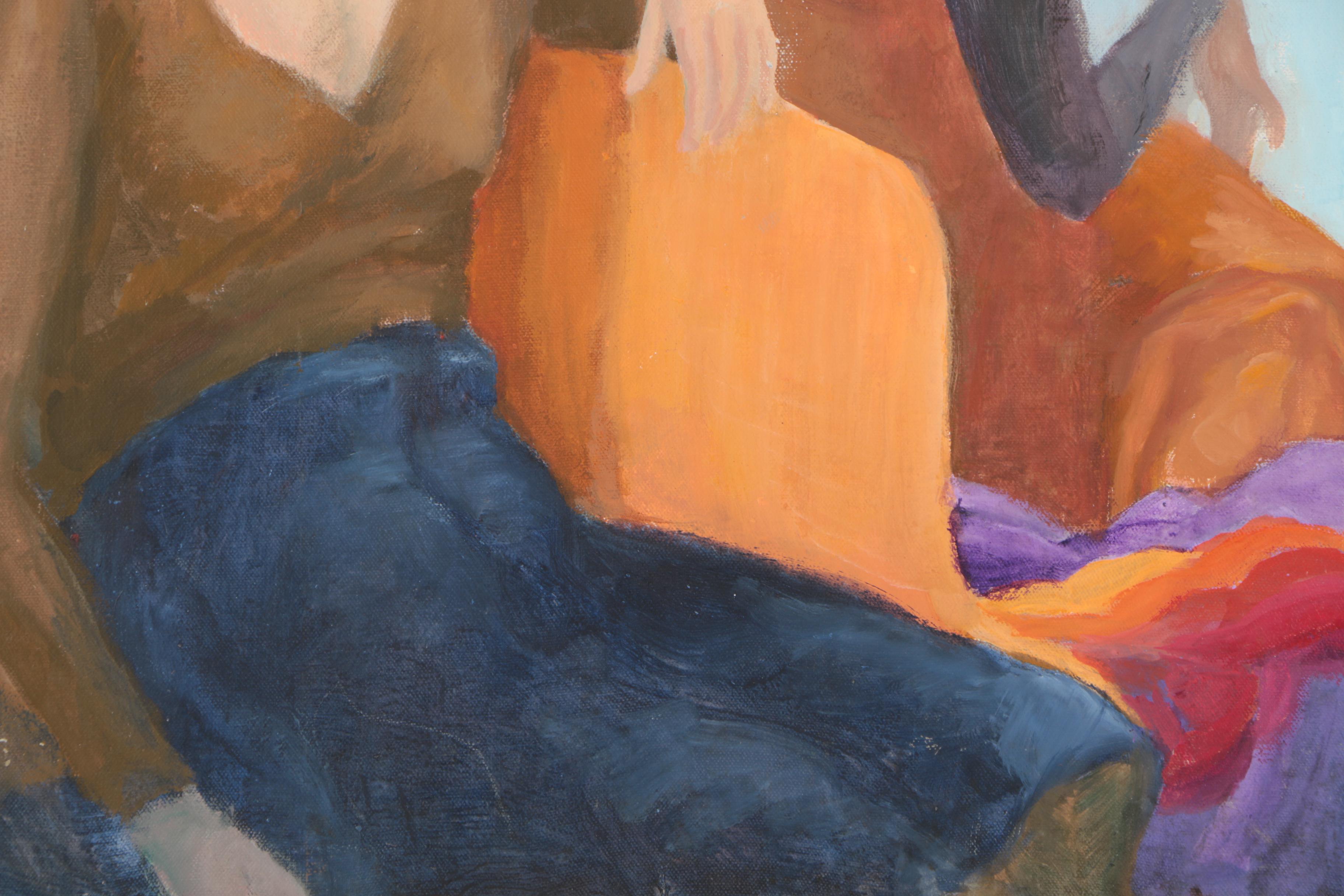 Acrylic Painting of Portrait