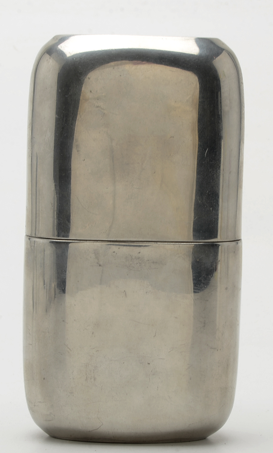 Vintage James Dixon & Sons Silver Plate Flask for Abercrombie & Fitch