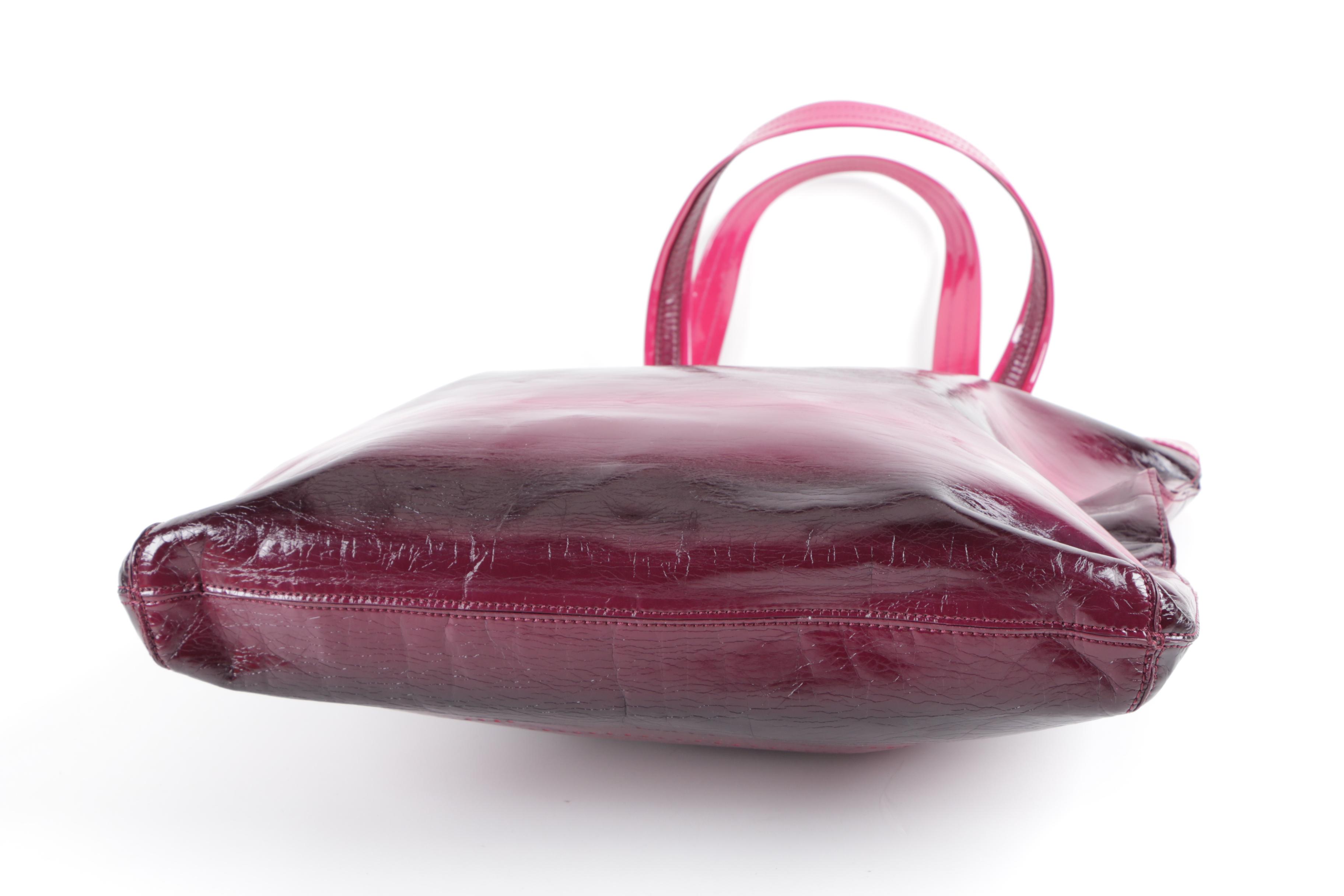 Tory Burch Ombre Style Leather Tote Bag