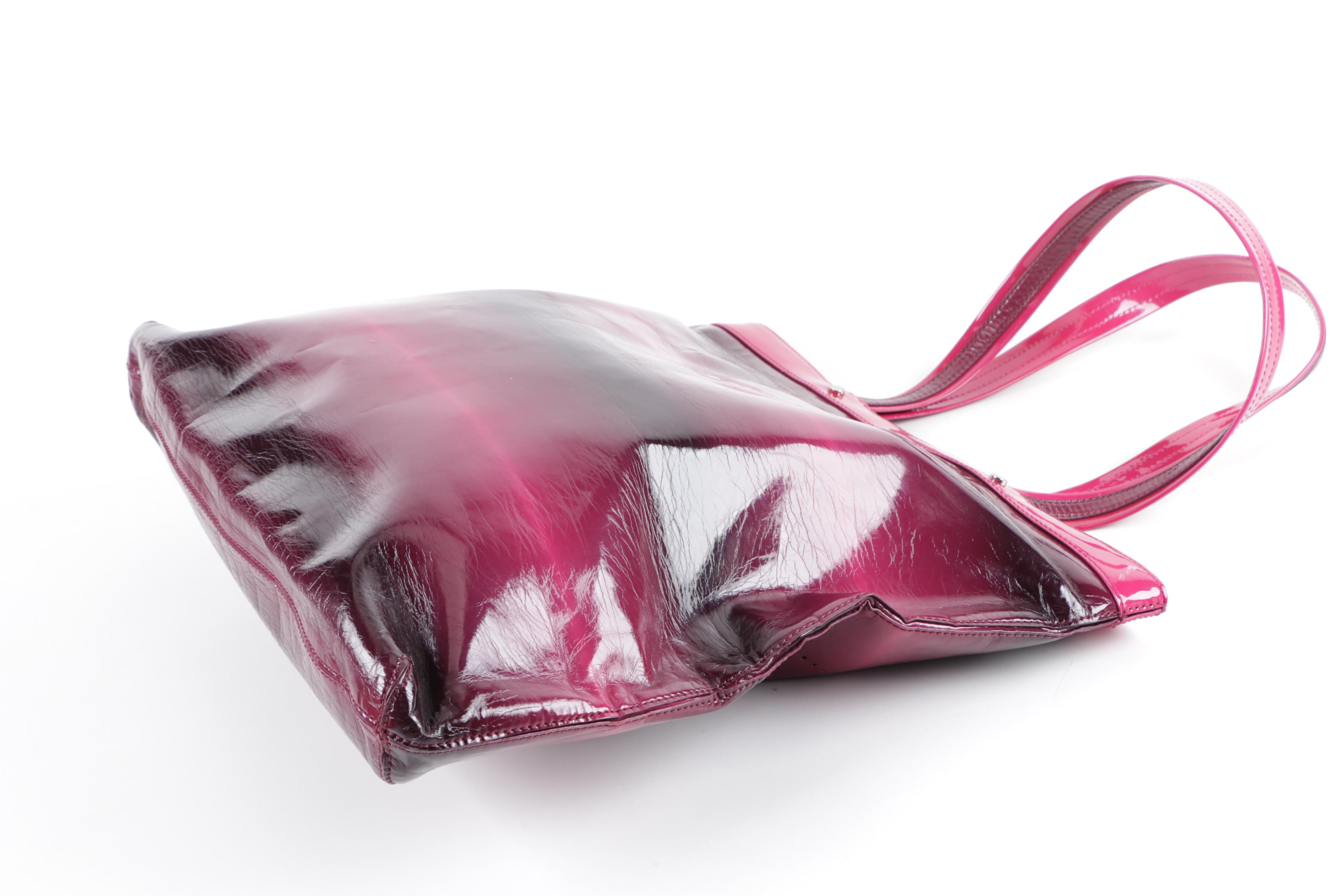 Tory Burch Ombre Style Leather Tote Bag