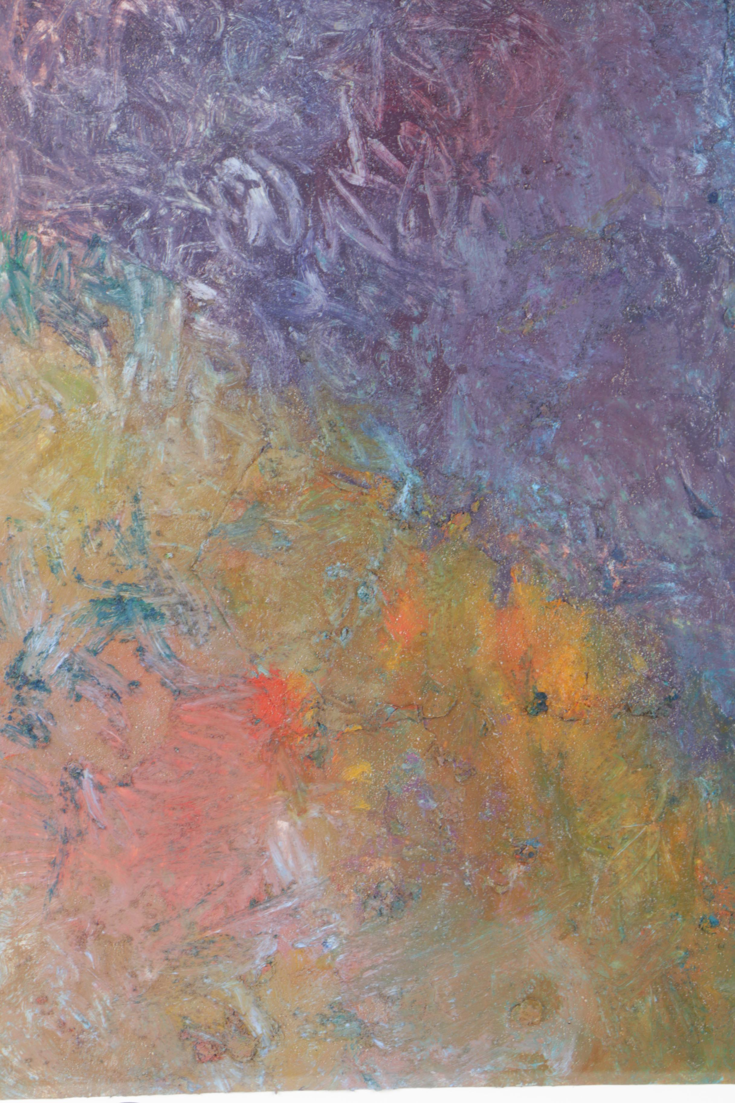 Louis Papp Oil Painting of Abstract Composition